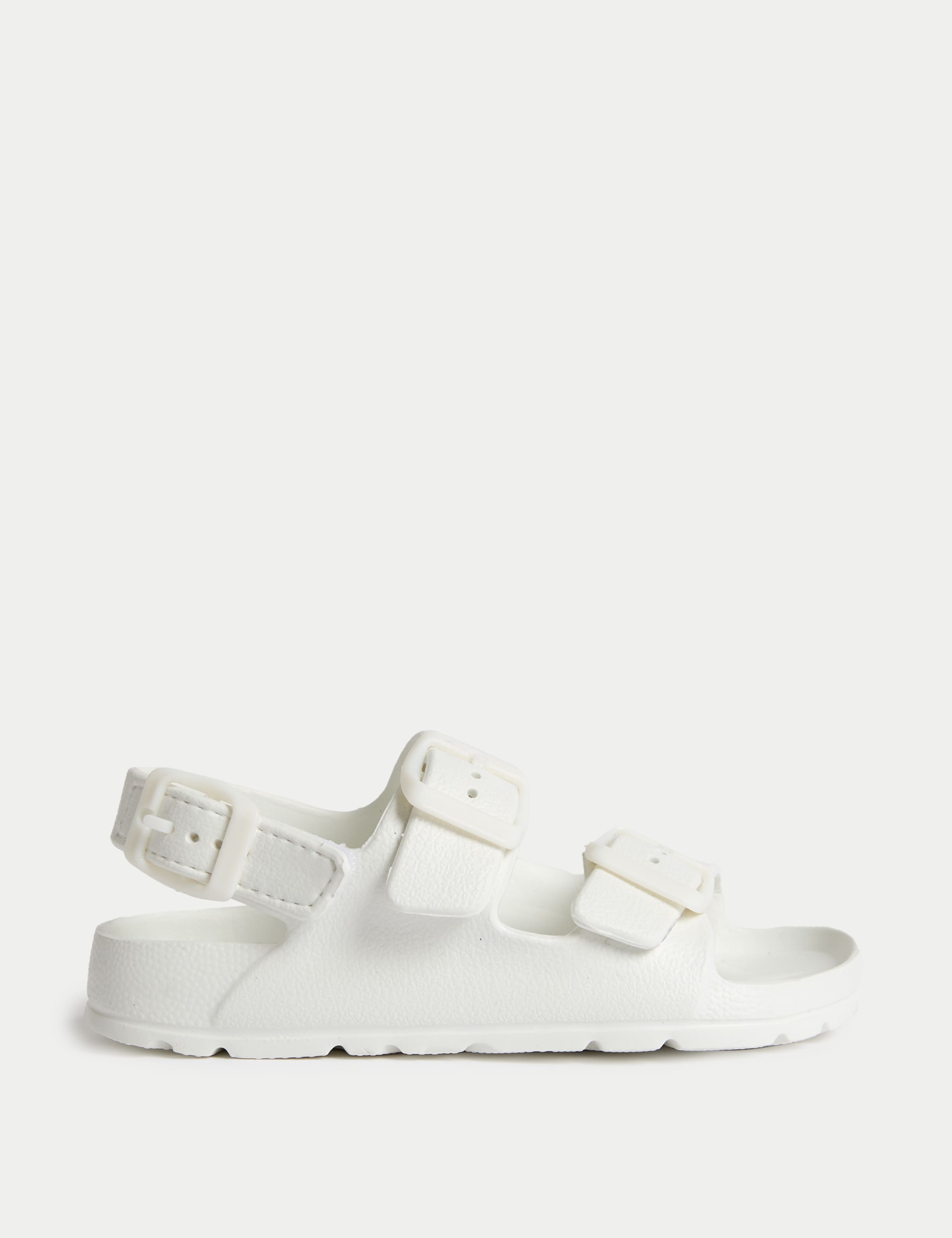 Kids' Plain Buckle Footbed Sandals (4 Small - 2 Large)