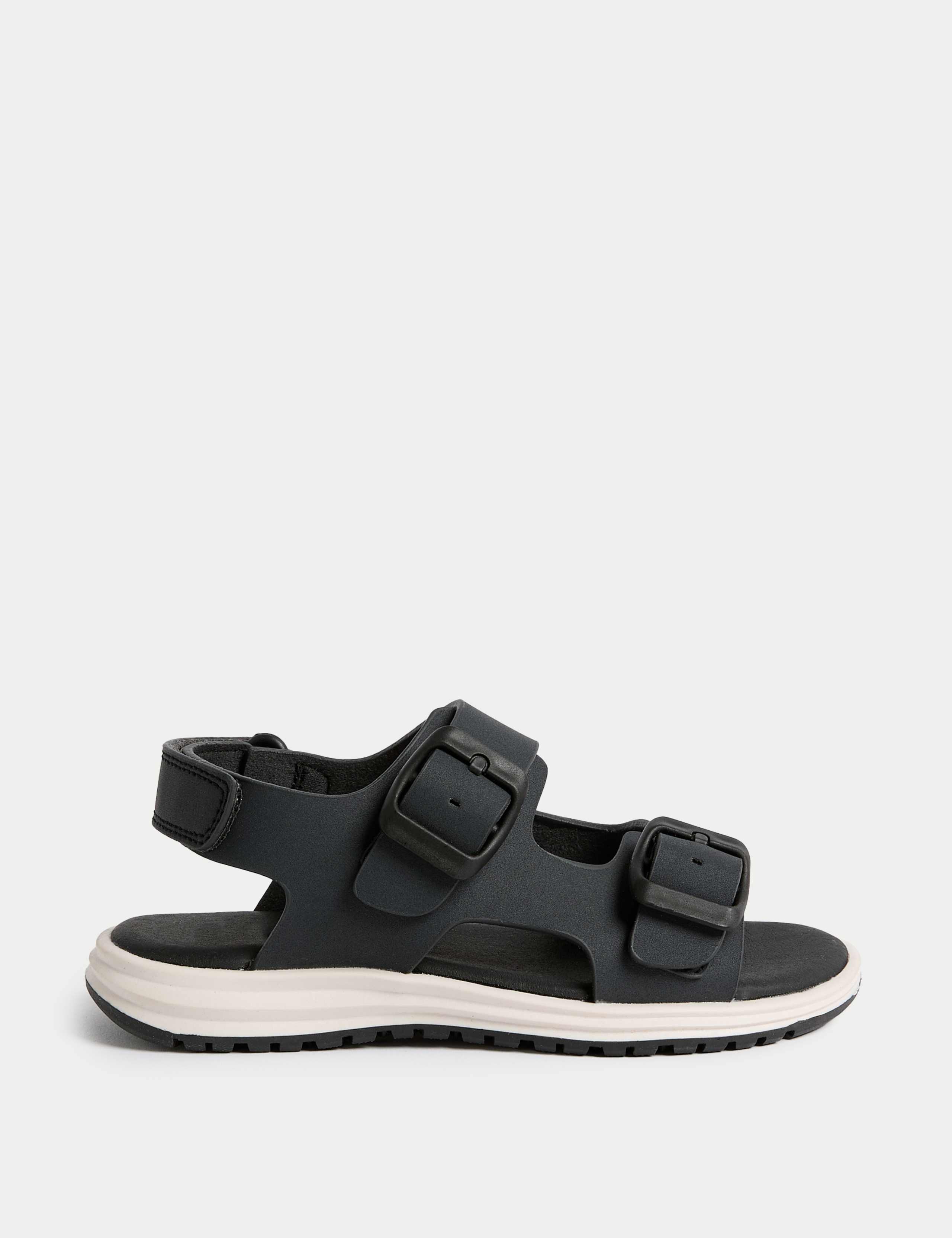 Kids' Double Buckle Sporty Sandals (4 Small - 2 Large)