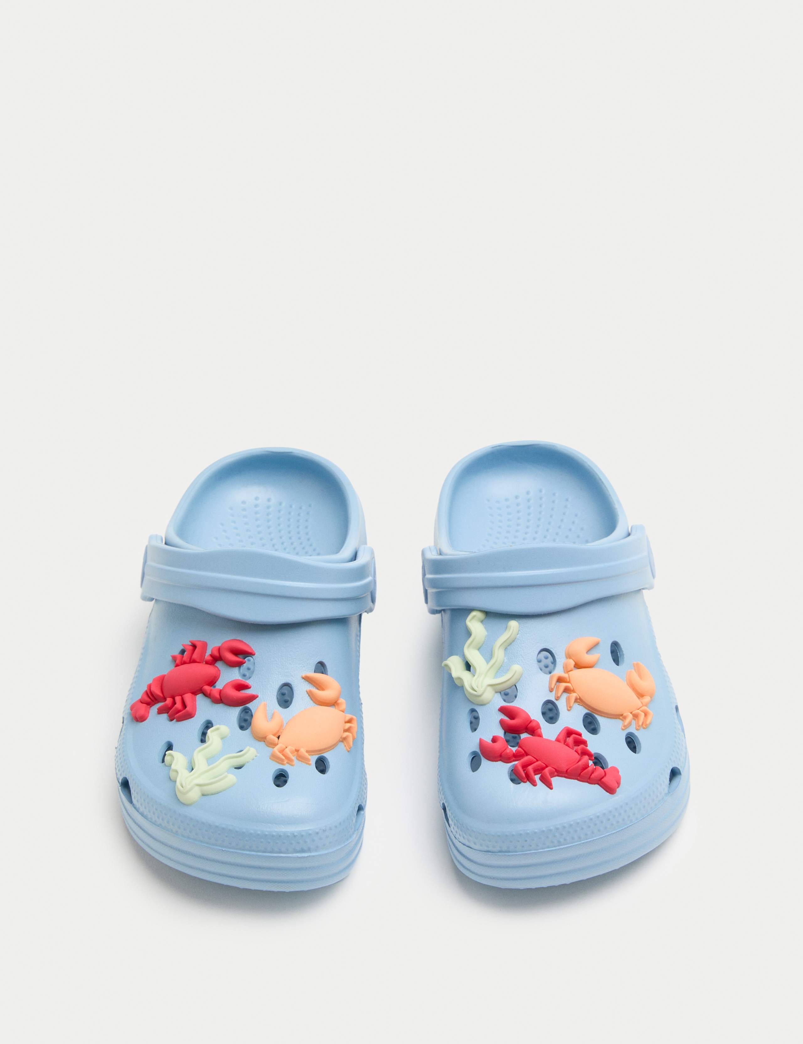 Kids' Sea Patterned Clogs (4 Small-2 Large)