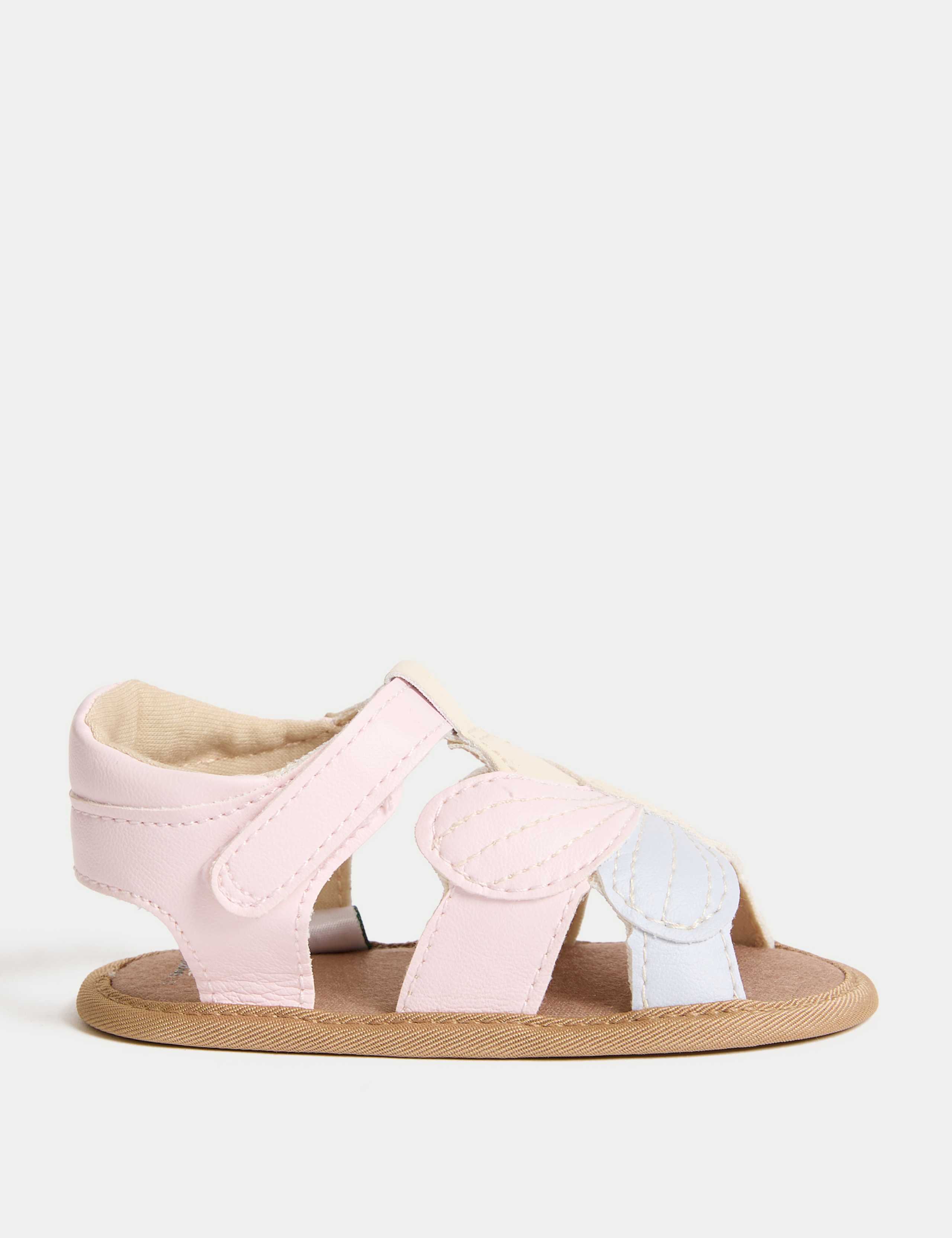 Butterfly Sandal Pram Shoes (0-18 Months)