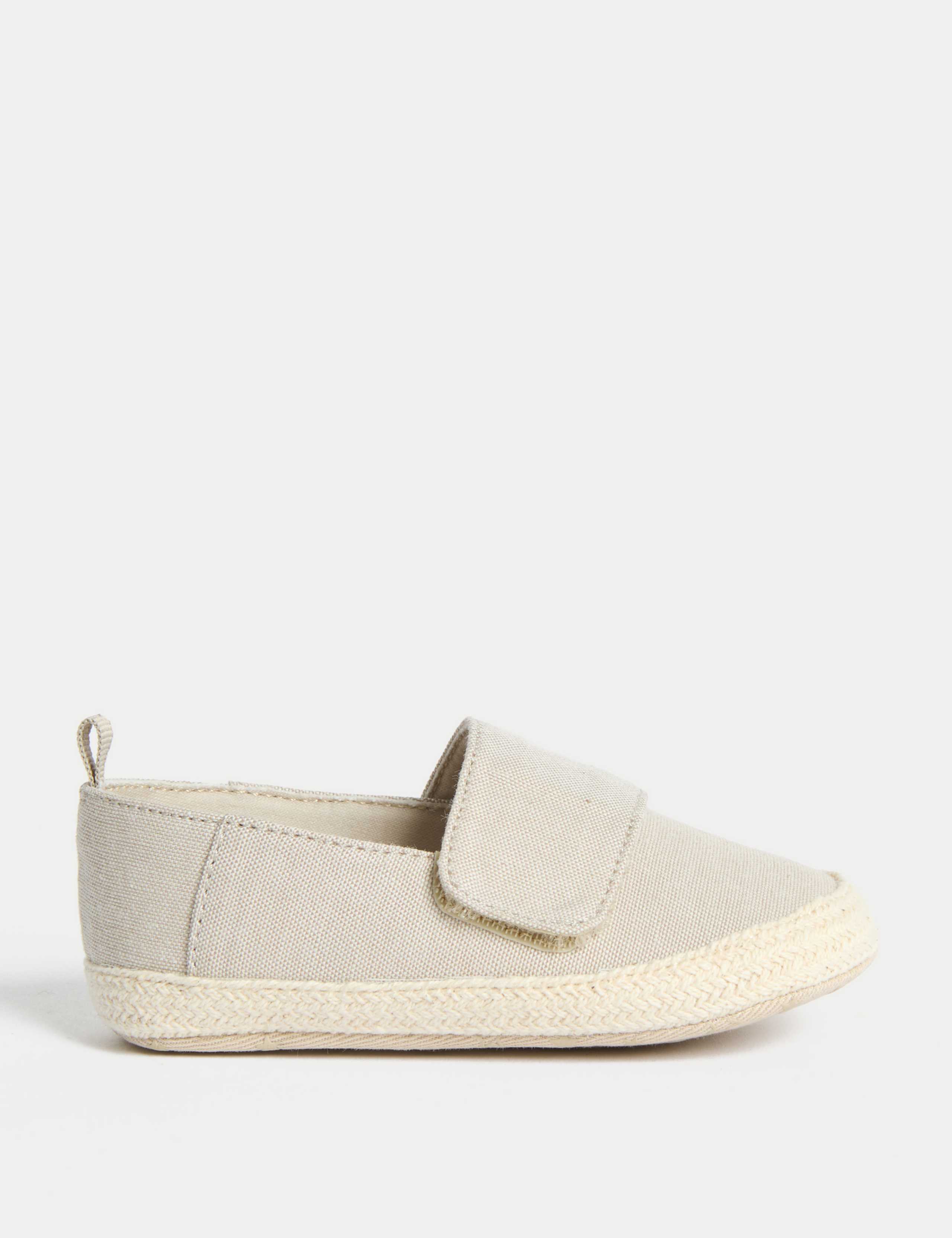 Baby Espadrille Pram Shoes (0-18 Mths)
