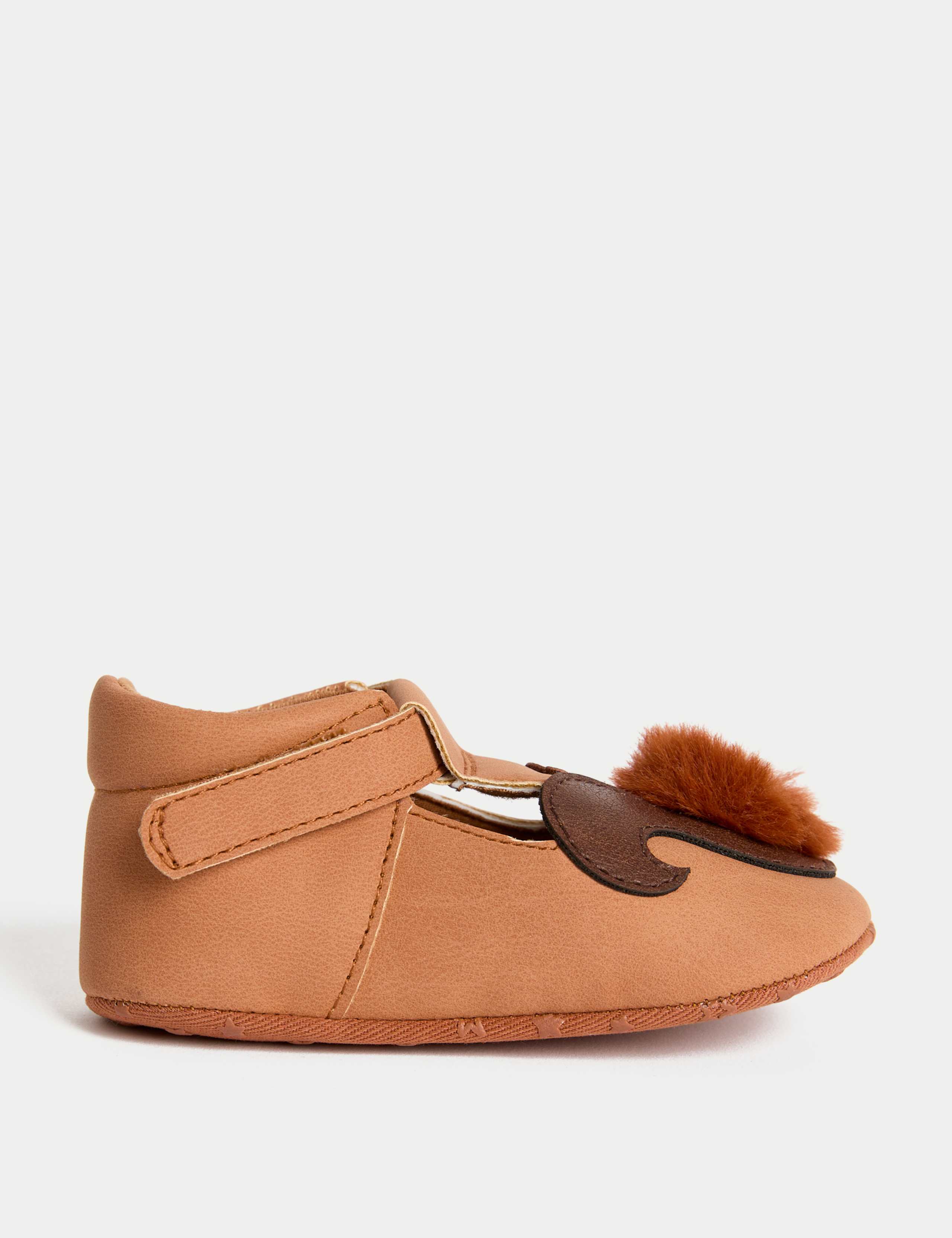 Baby Novelty Squirrel Pram Shoe (0-18 Mths)