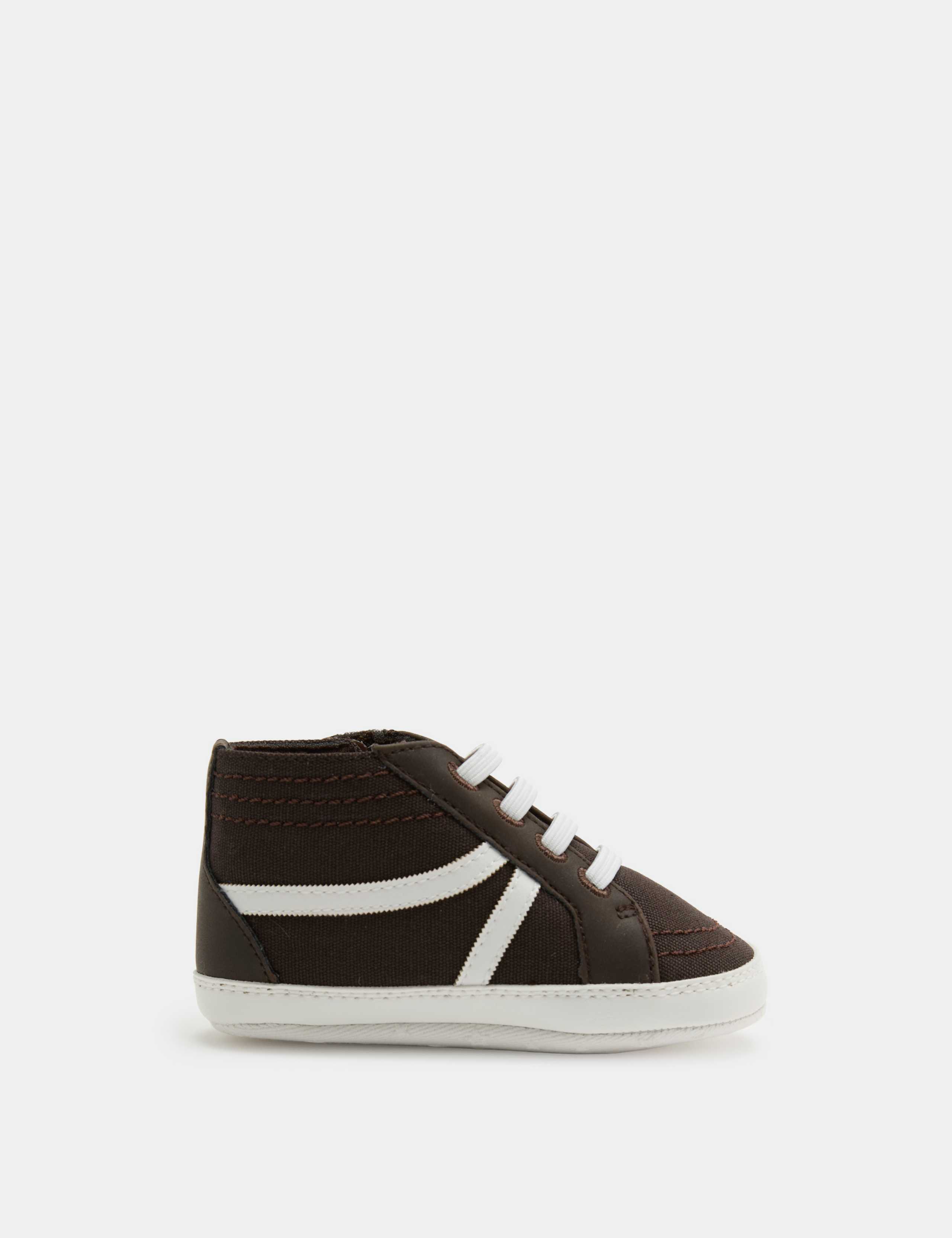 Baby Canvas Riptape Pram Trainers (0-18 Mths)