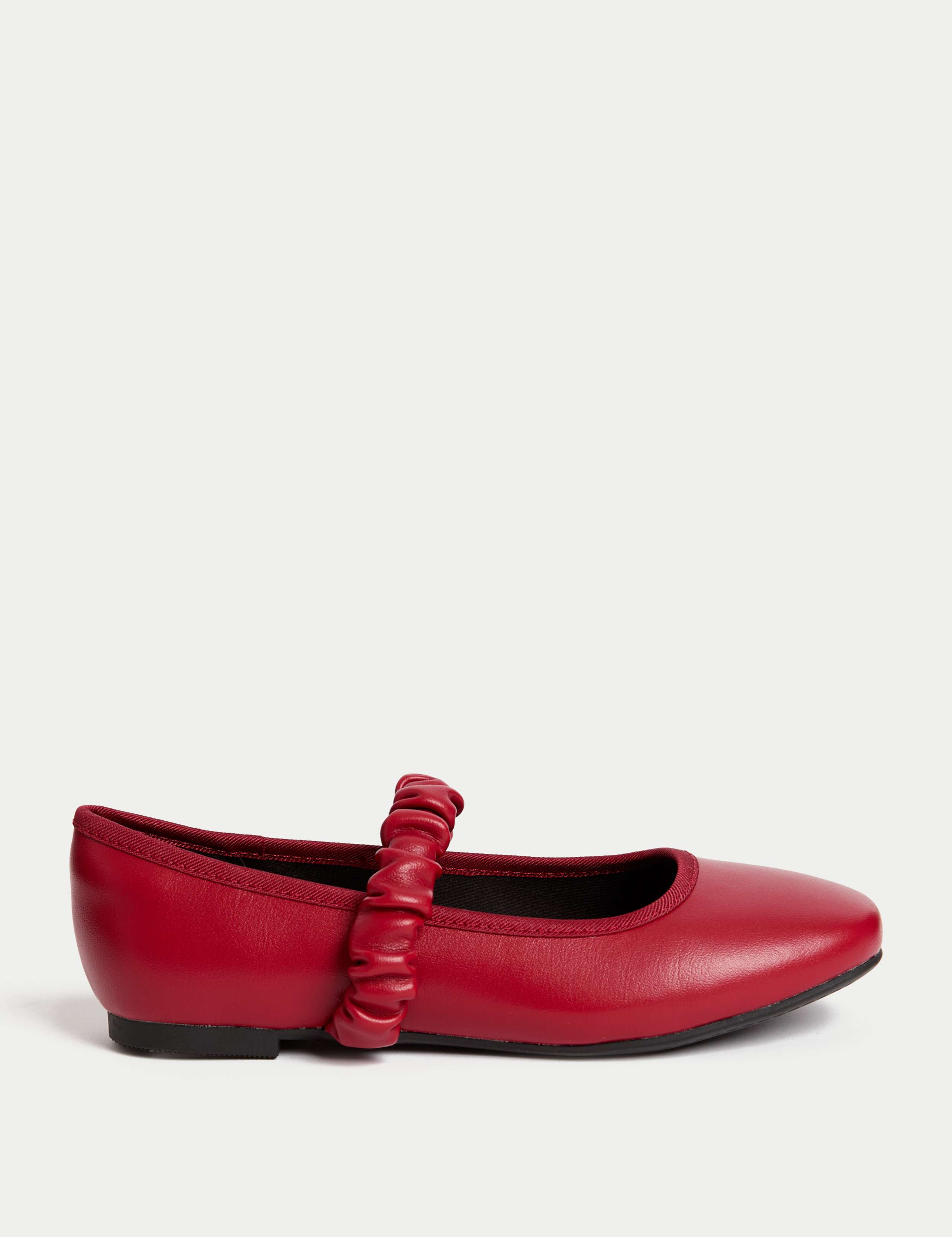 Kids Strap Ballet Pumps (4 Small - 6 Large)
