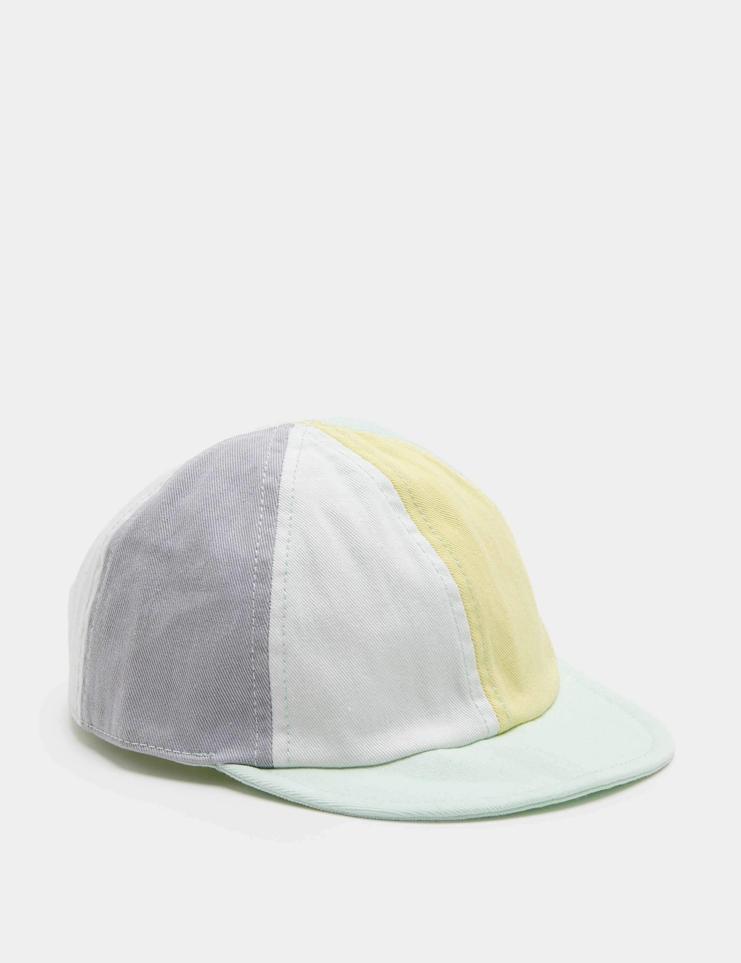 Pure Cotton Colourblock Cap (0-3 Yrs)