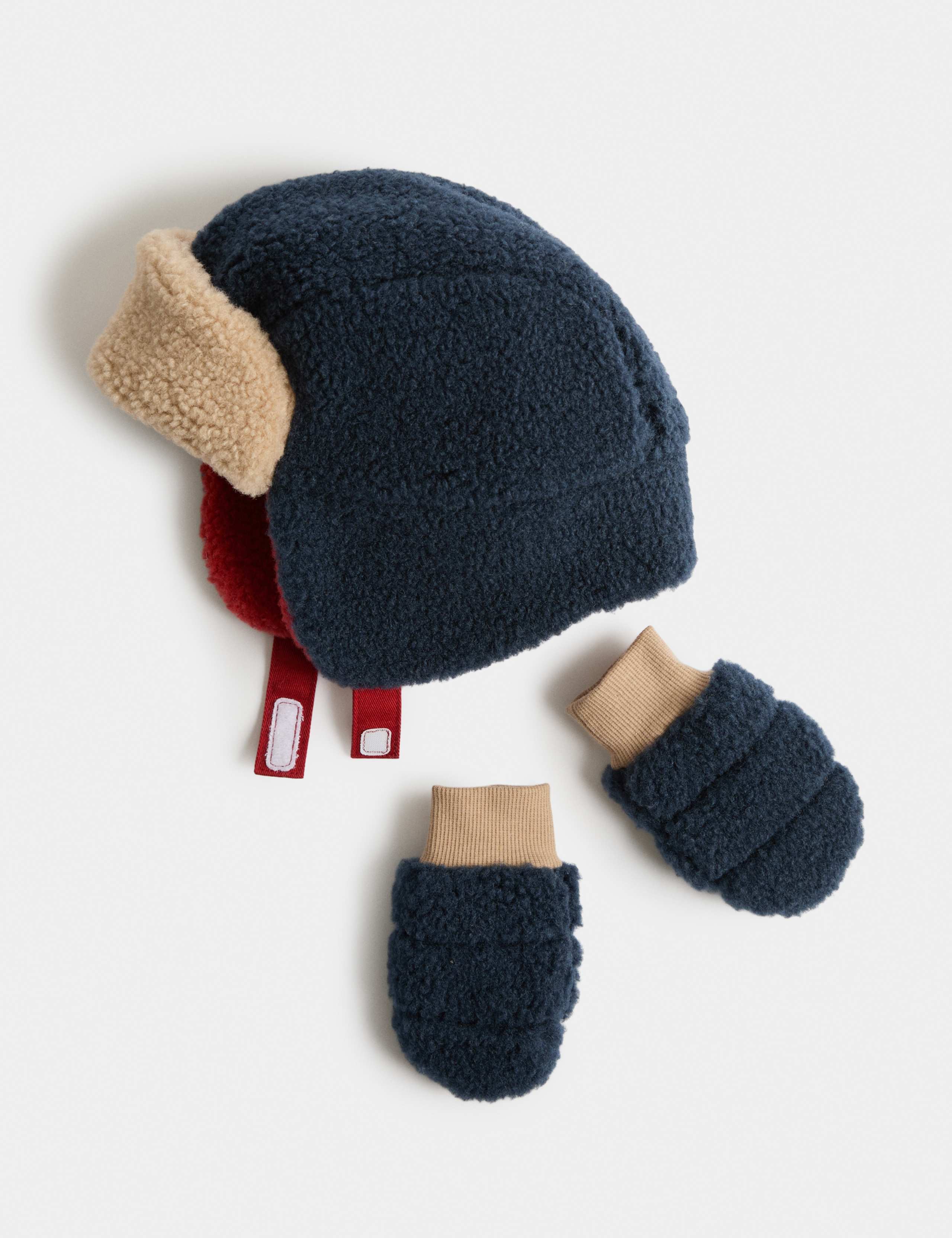 Baby Borg Trapper Hat & Mittens Set (0-3 Yrs)