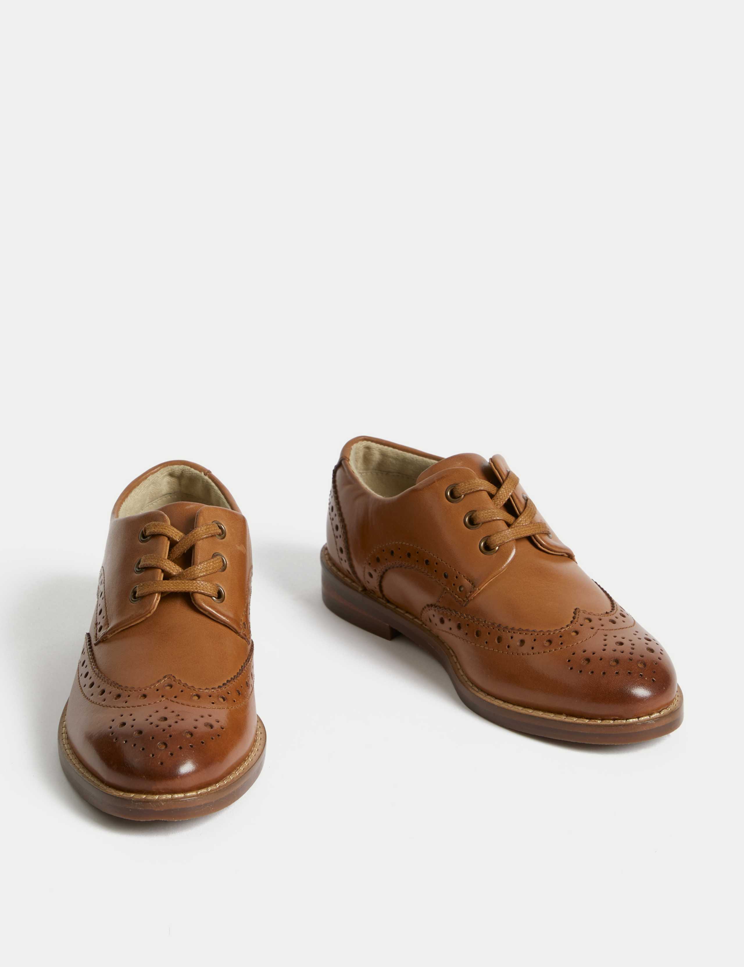 Kids' Leather Brogues (8 Small - 2 Large)
