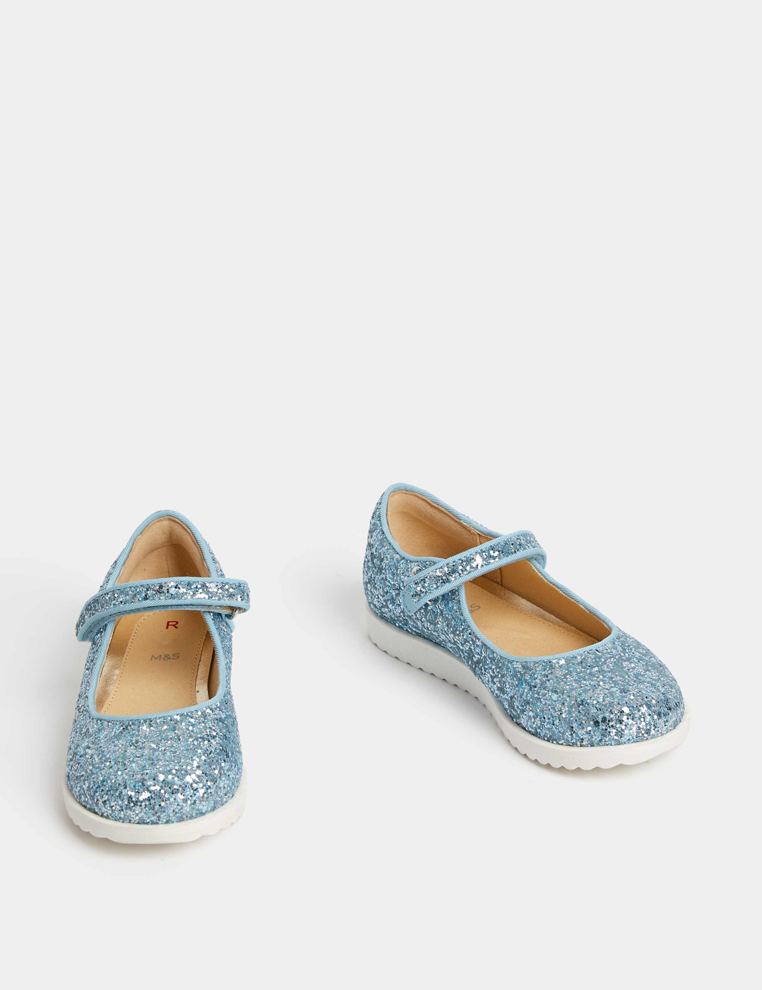 Kids' Glitter Mary Jane Shoes (4 Small - 2 Large)