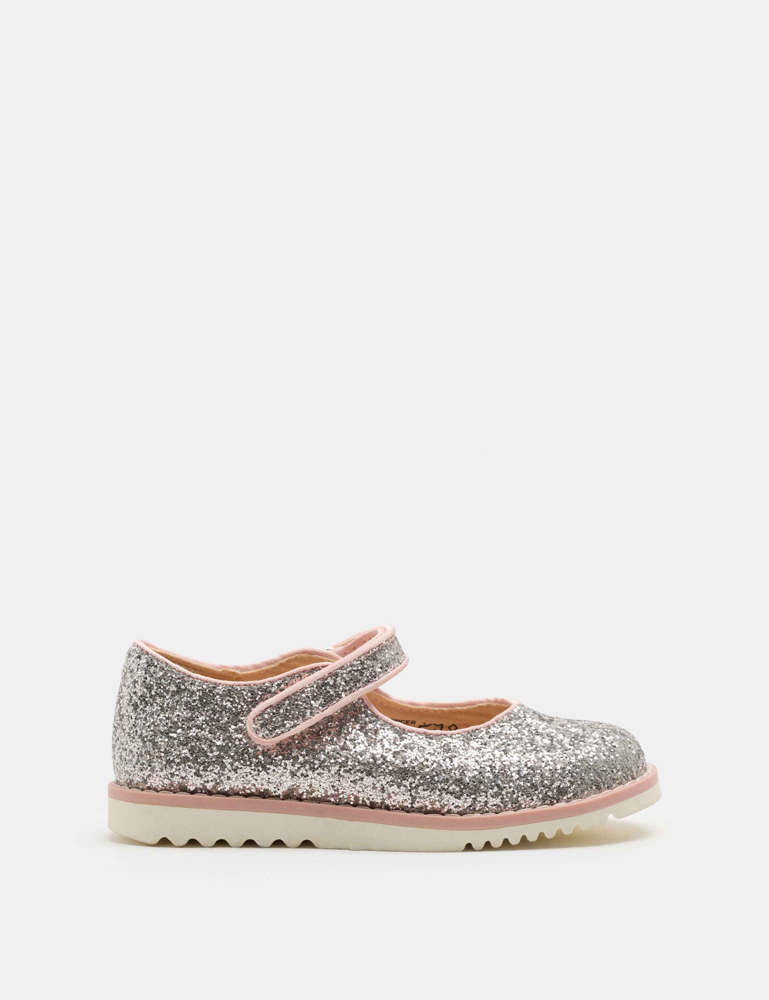Kids' Glitter Mary Jane Shoes (4 Small - 2 Large)