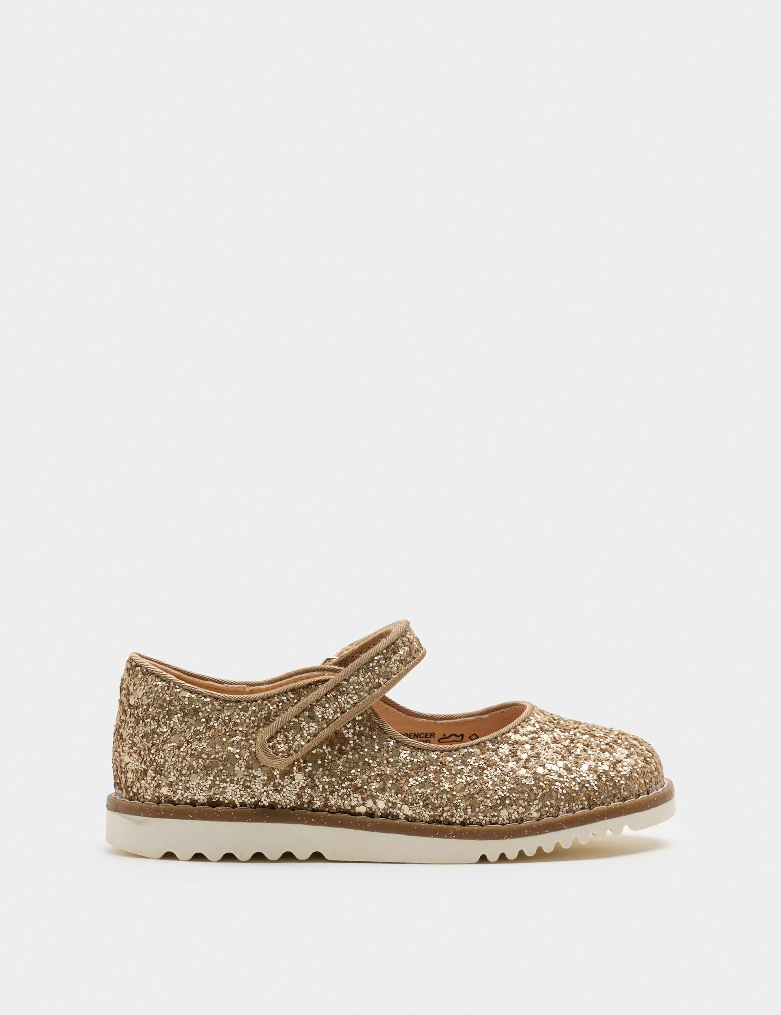 Kids' Glitter Mary Jane Shoes (4 Small - 2 Large)