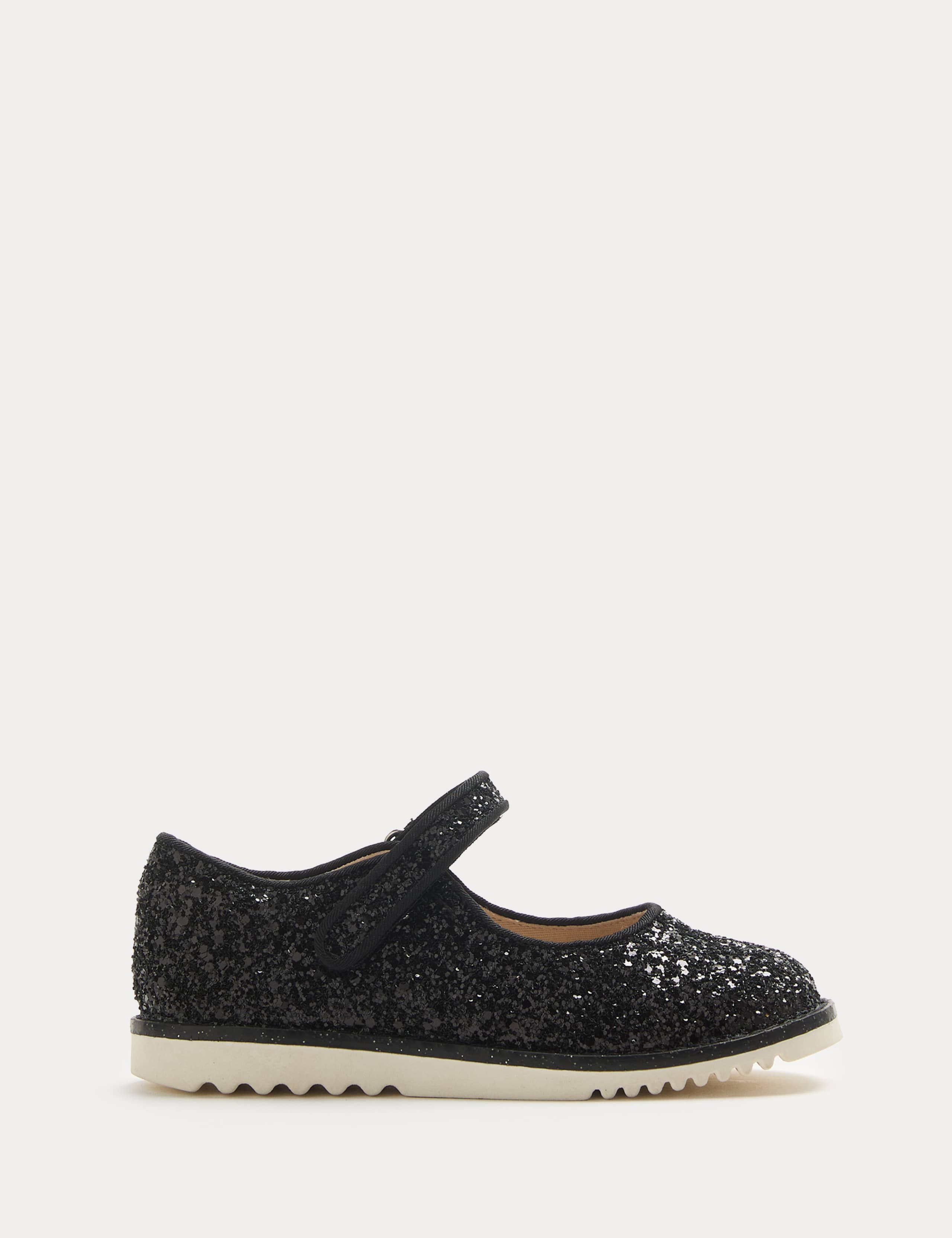 Kids' Glitter Mary Jane Shoes (4 Small - 2 Large)