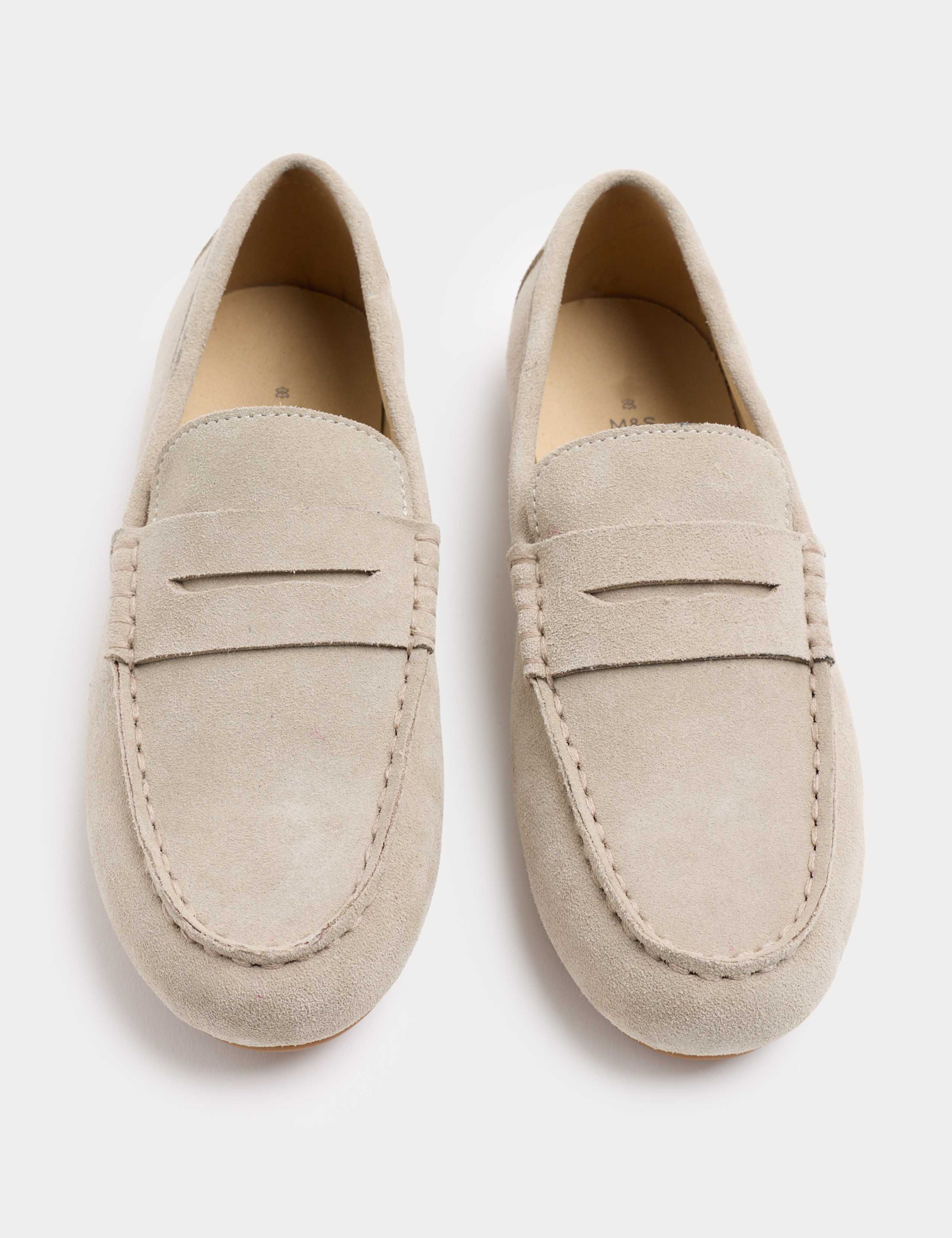 Kids' Suede Boat Shoes (6 Small-5 Large)