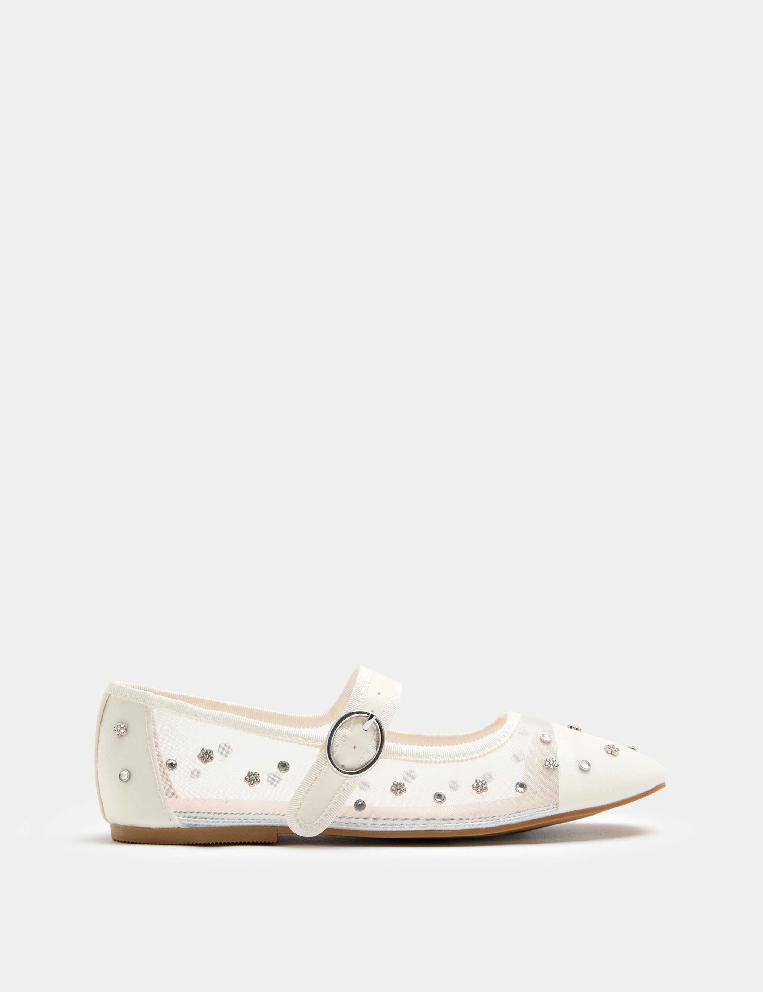 Kids' Diamanté Ballet Pumps (10 Small - 4 Large)
