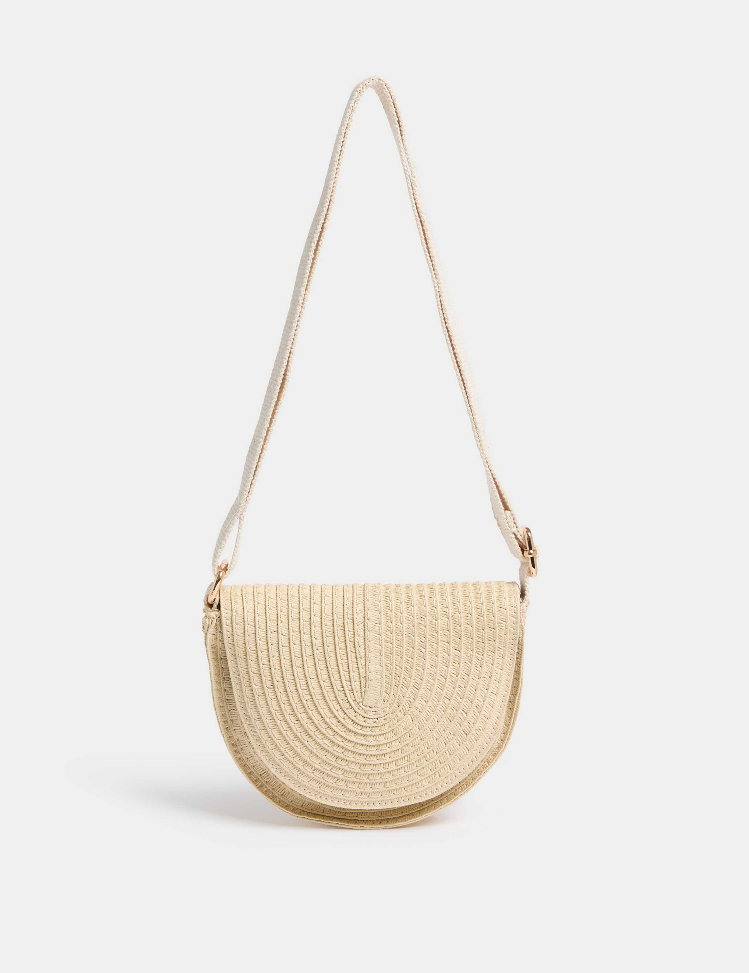 Kids' Straw Cross Body Bag
