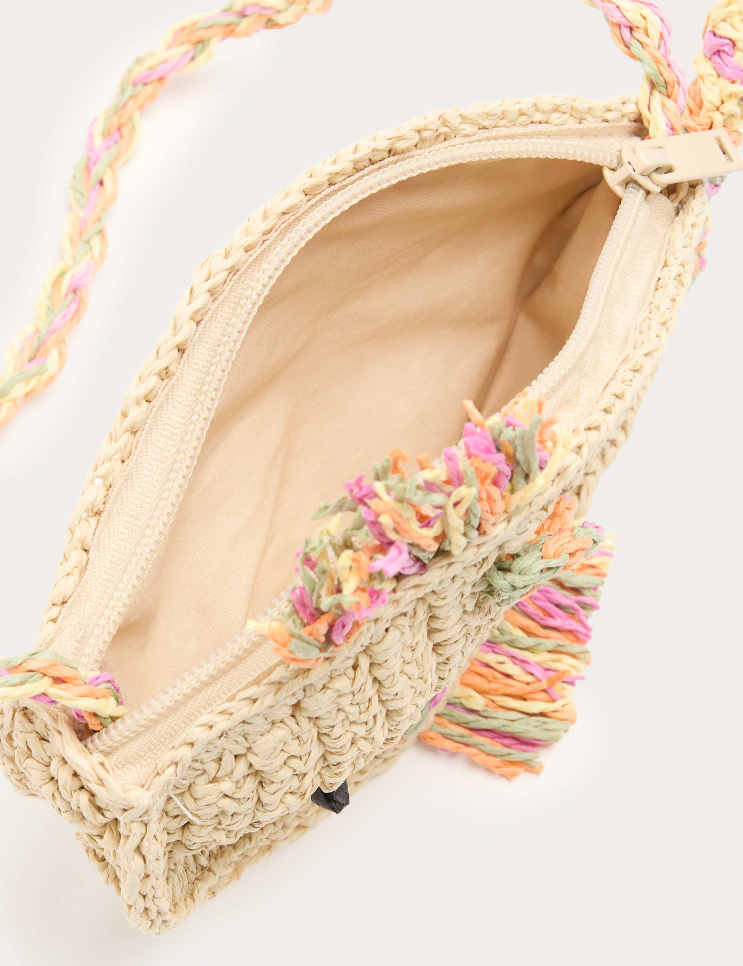 Kids' Raffia Fish Cross Body Bag