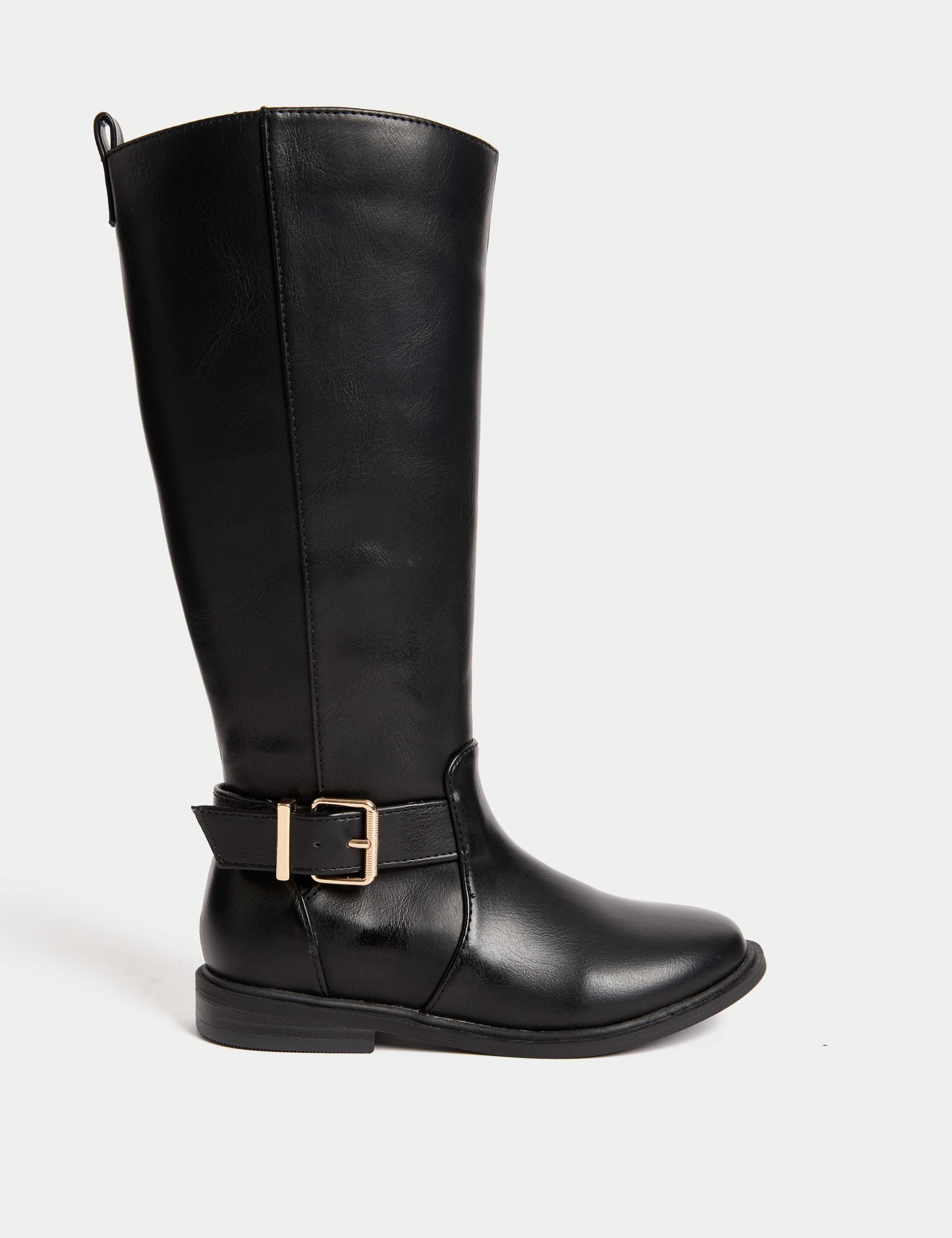 Kids' Buckle Riding Boots (10 Small - 6 Large)