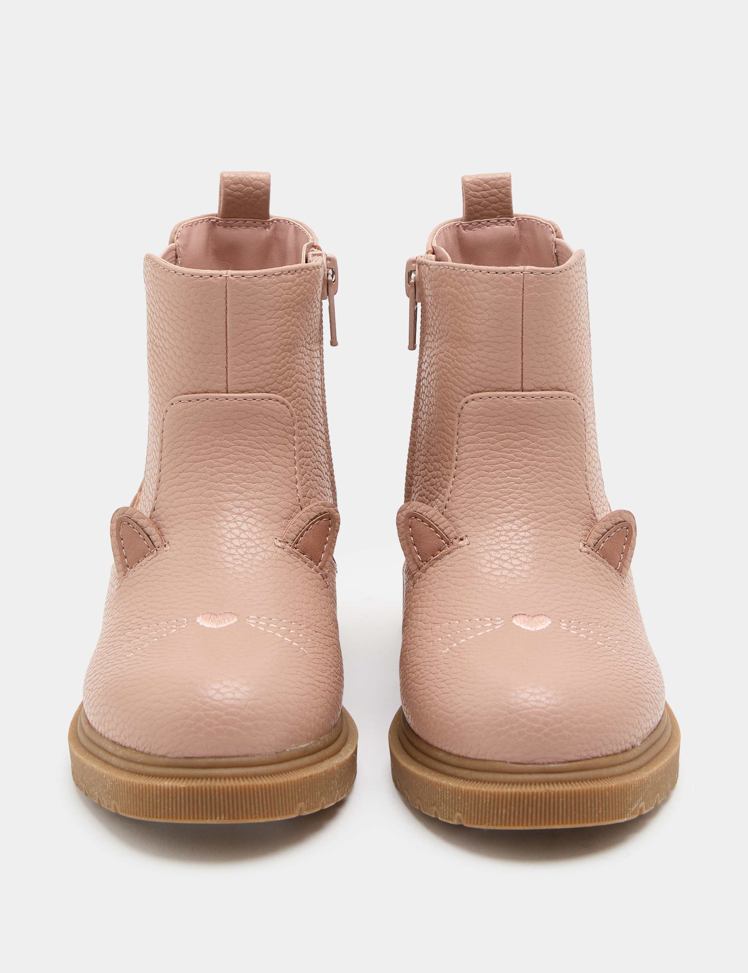 Kids' Novelty Cat Ankle Boots (4 Small-2 Large)