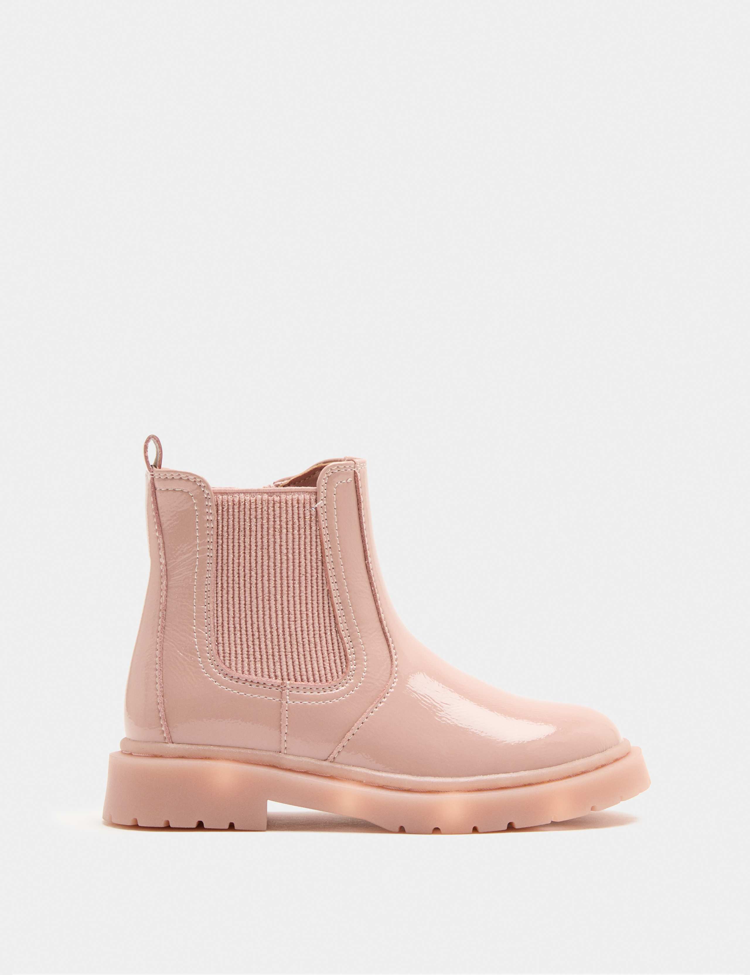 Kids' Patent Light Up Chelsea Boots (4 Small-2 Large)