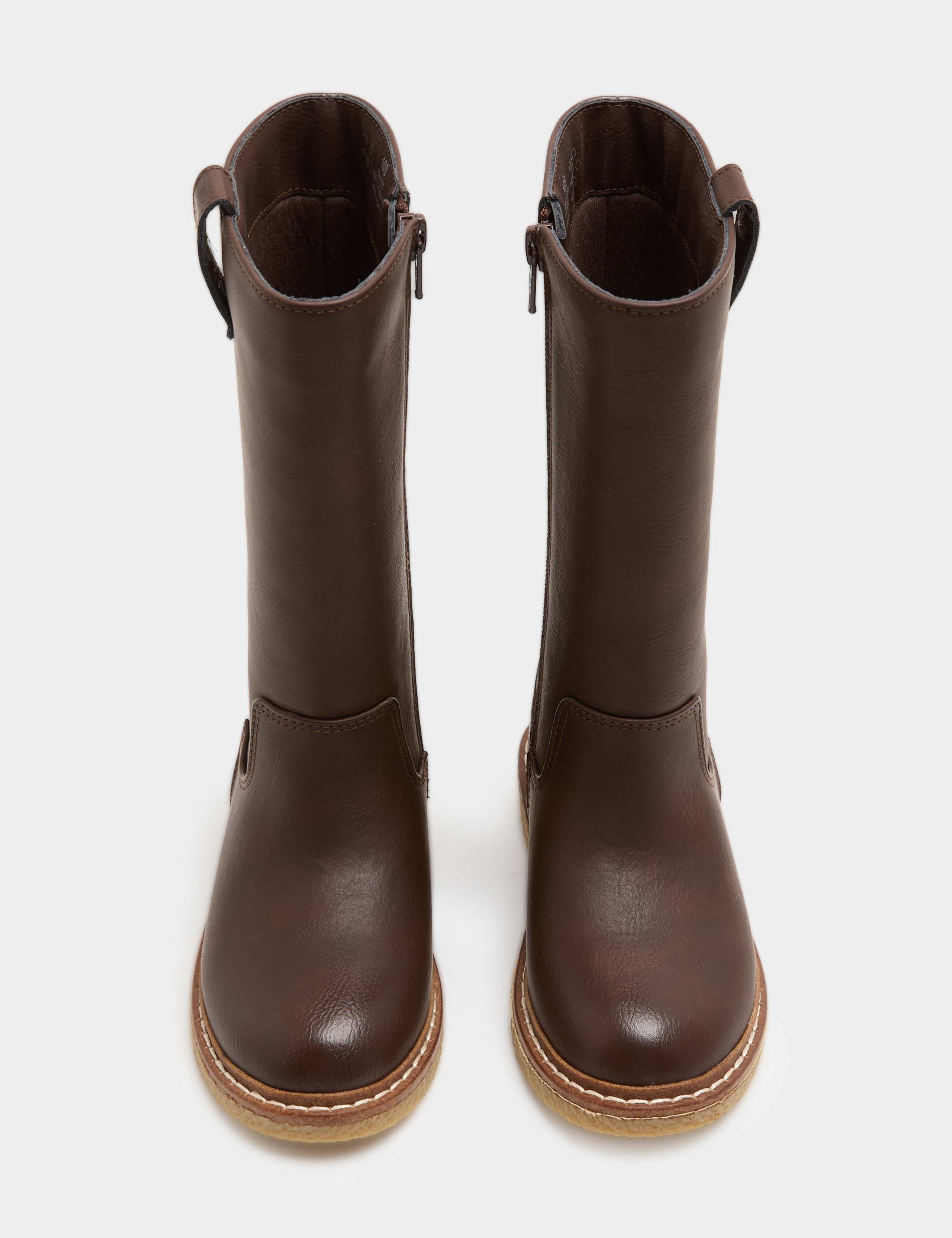 Kids' Suede High Leg Boots (4 Small-6 Large)