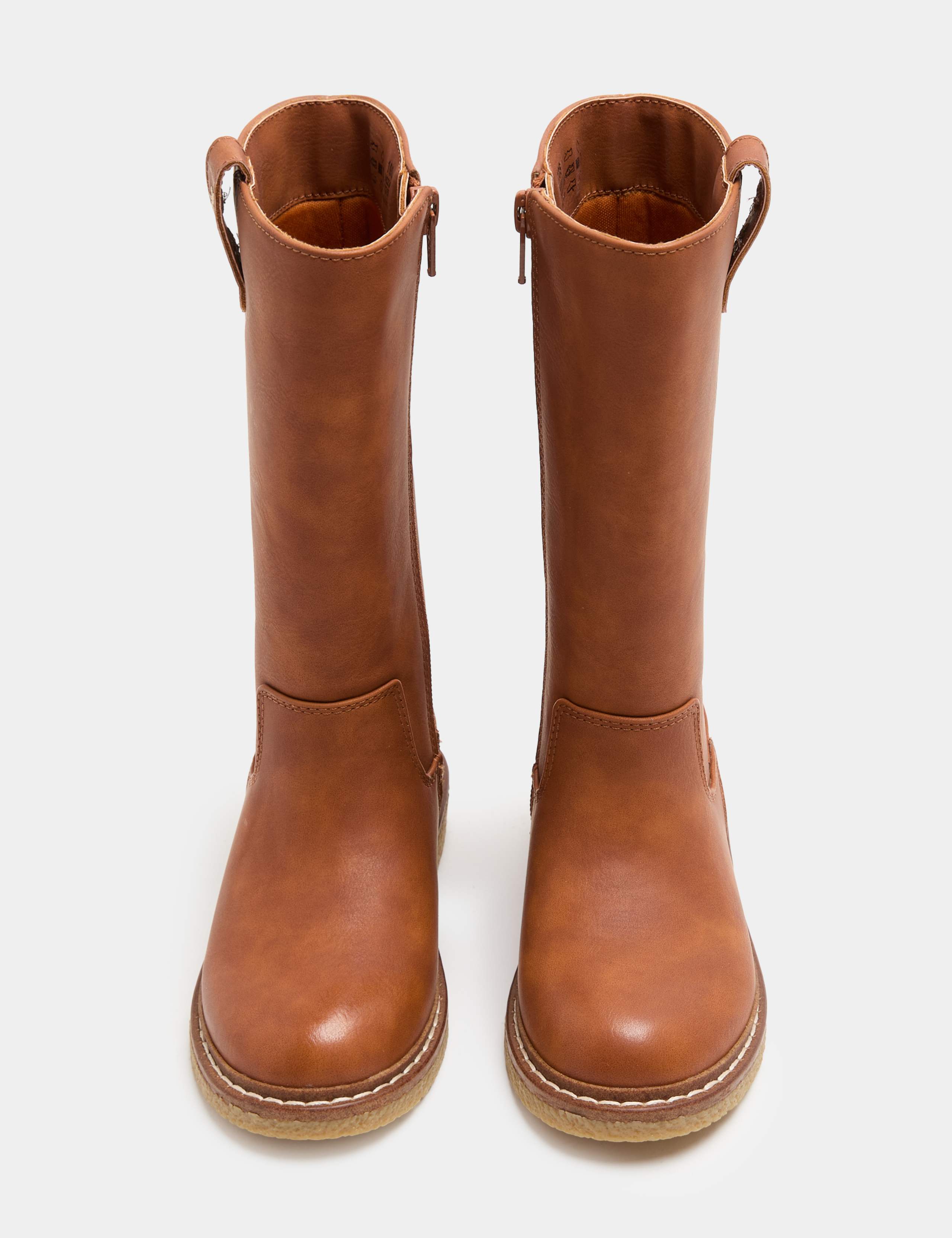 Kids' Faux Leather High Leg Boots (4 Small-6 Large)