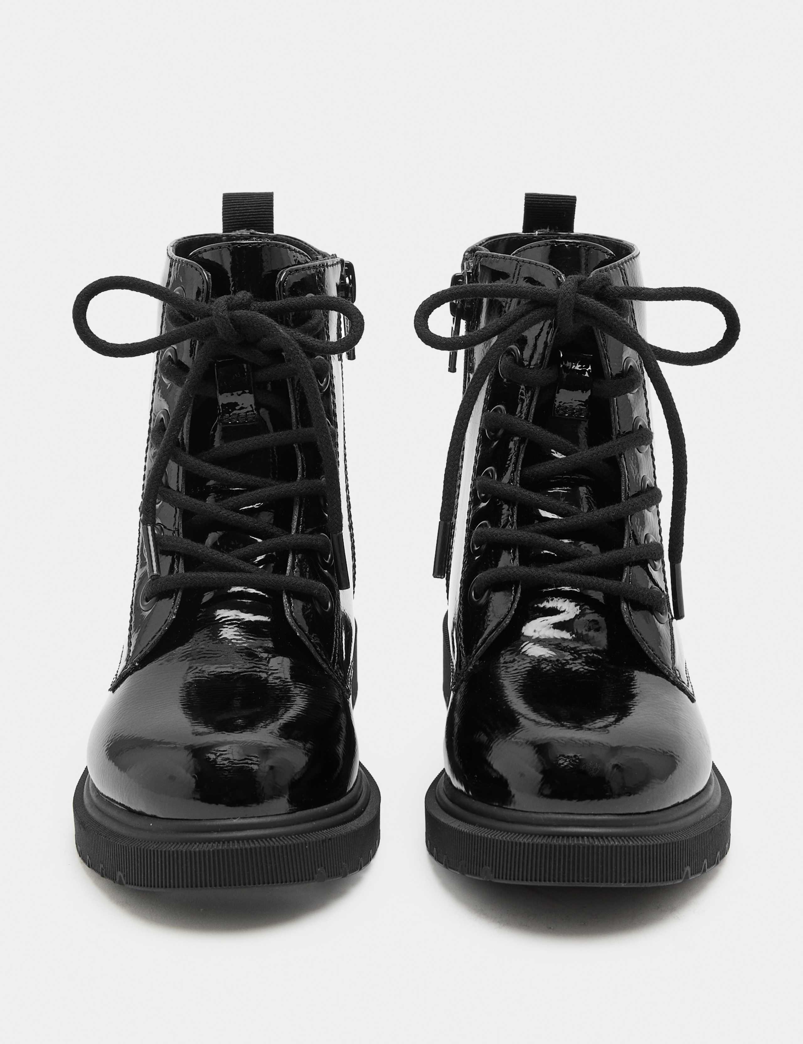 Kids' Patent Boots (4 Small - 6 Large)