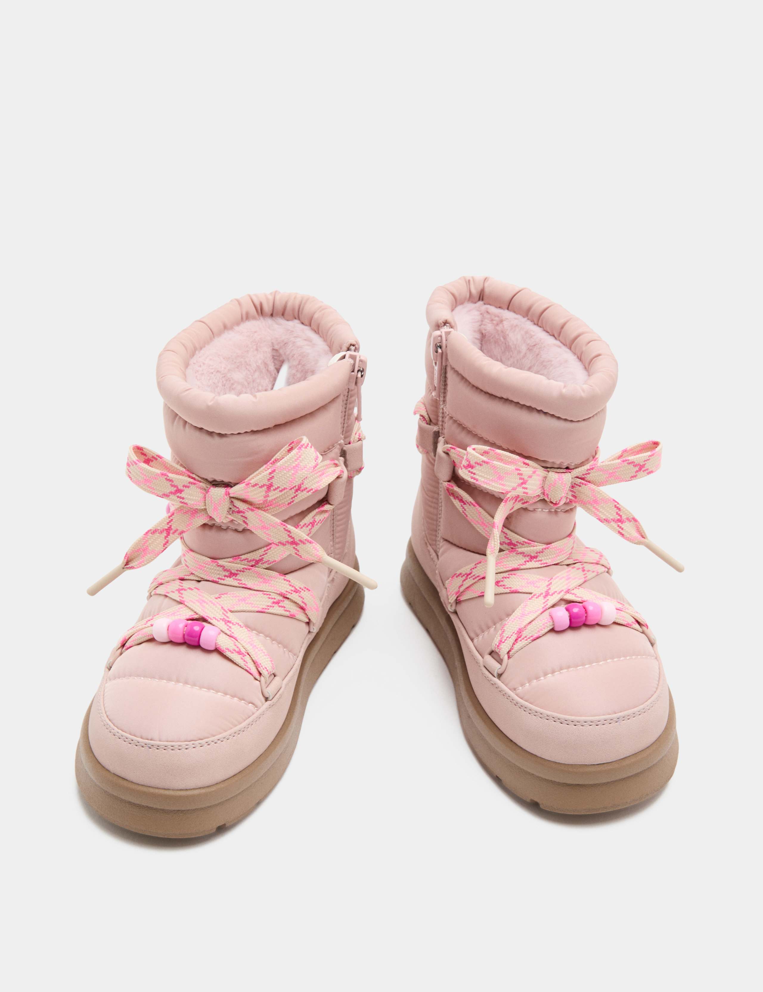 Kids' Waterproof Beaded Snow Boots