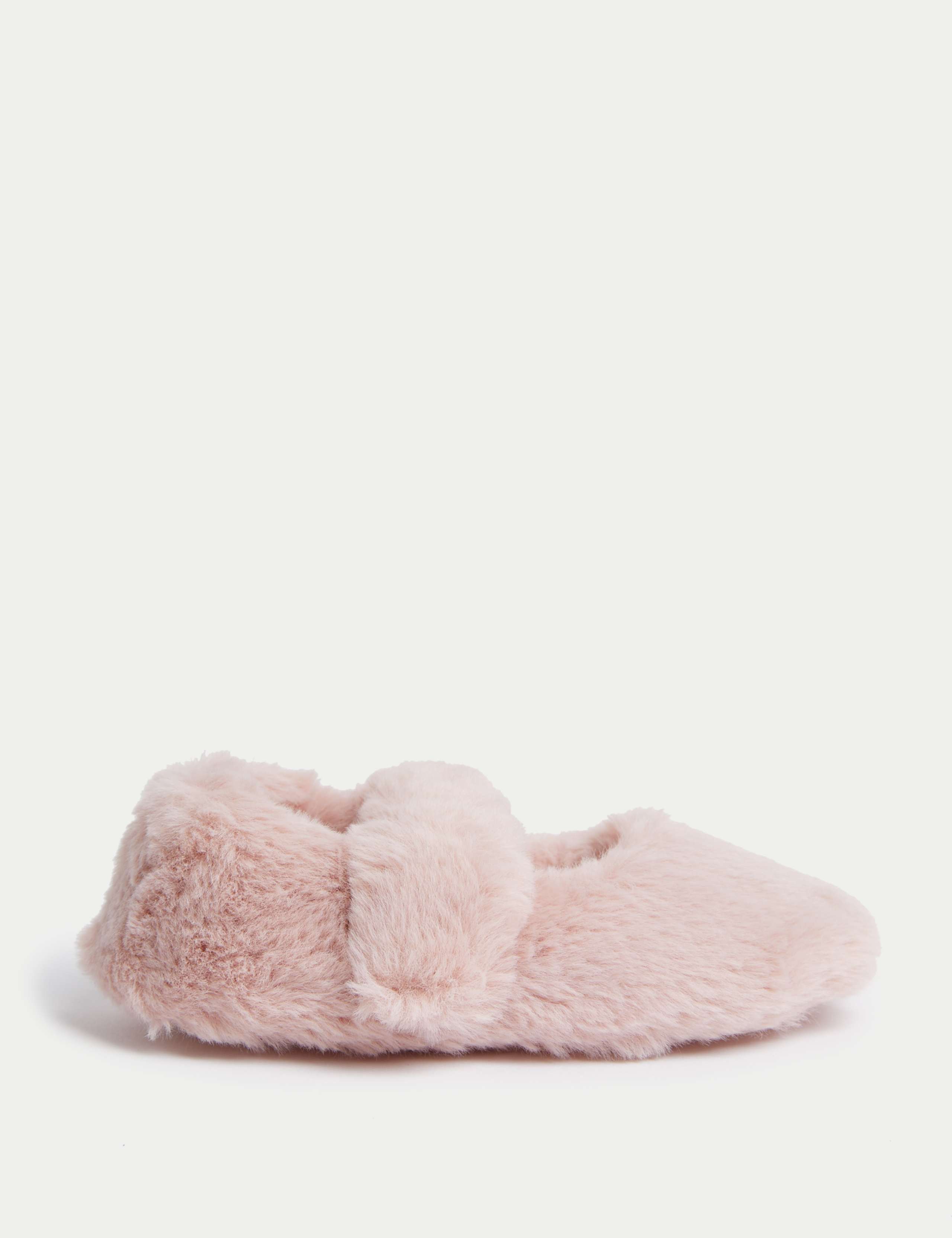 Kids' Faux Fur Ballet Slippers (4 Small - 2 Large)