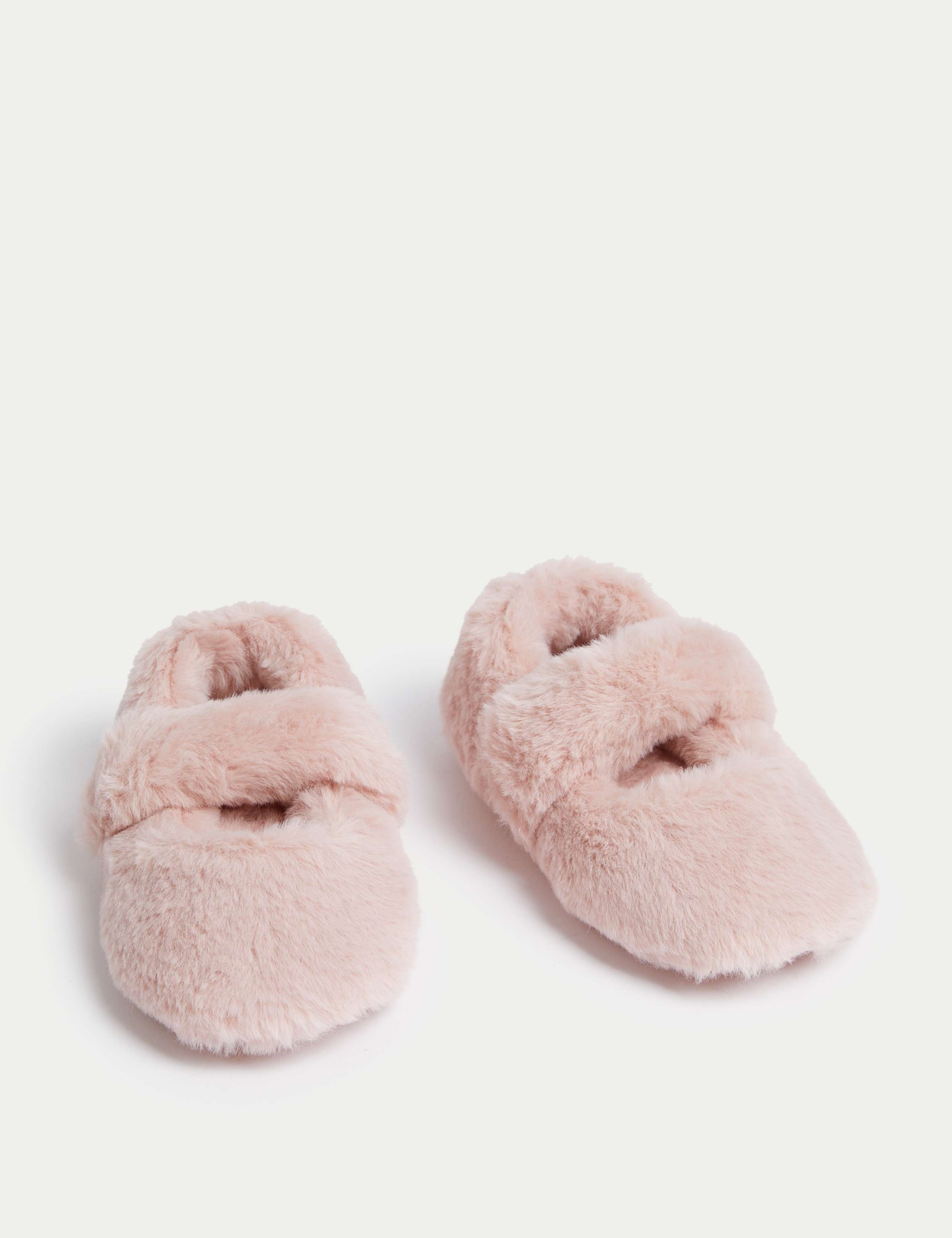 Kids' Faux Fur Ballet Slippers (4 Small - 2 Large)