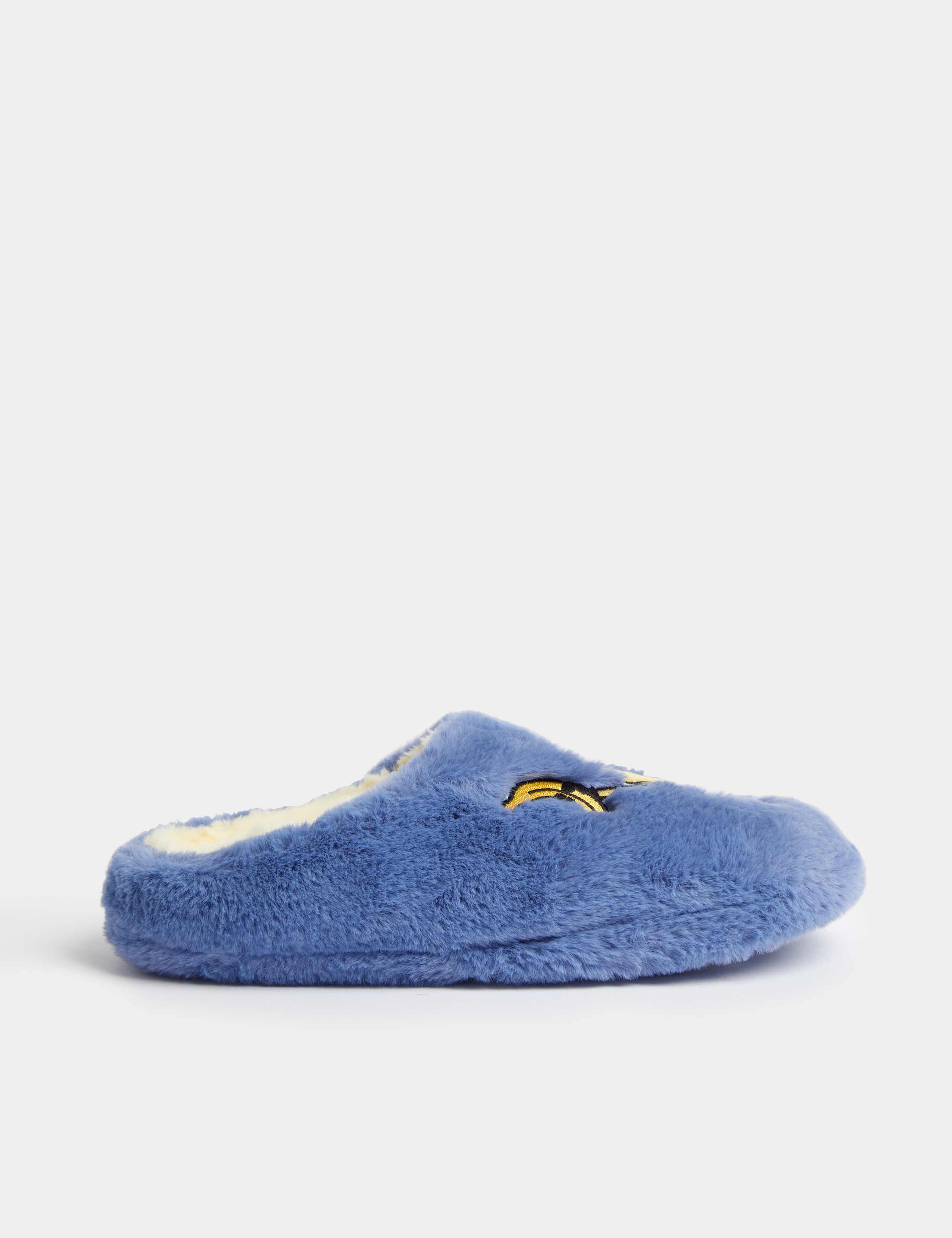 Kids' Minions™ Faux Fur Slippers (9 Small - 7 Large)