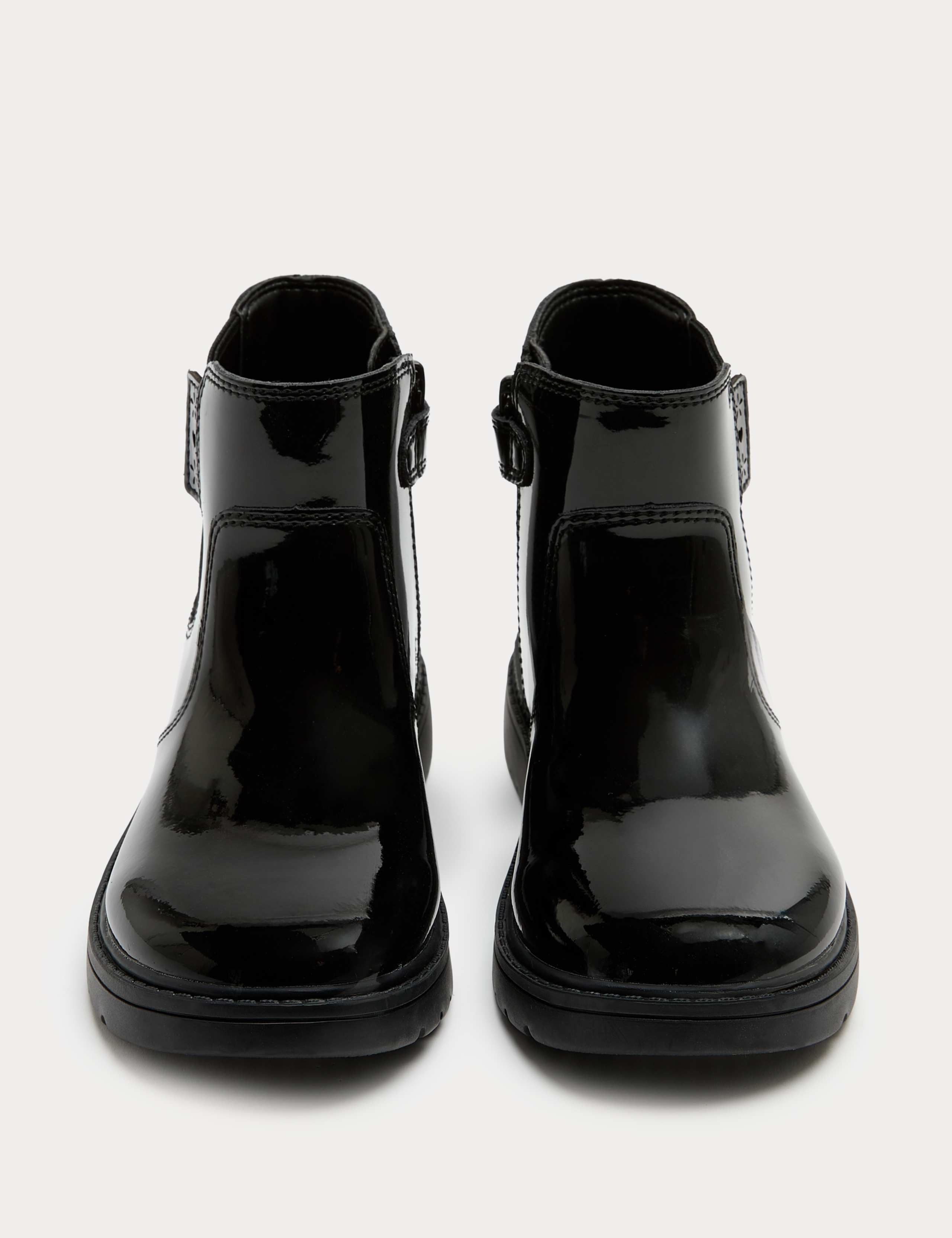 Kids' Leather Chelsea School Boots (8 Small-2 Large)