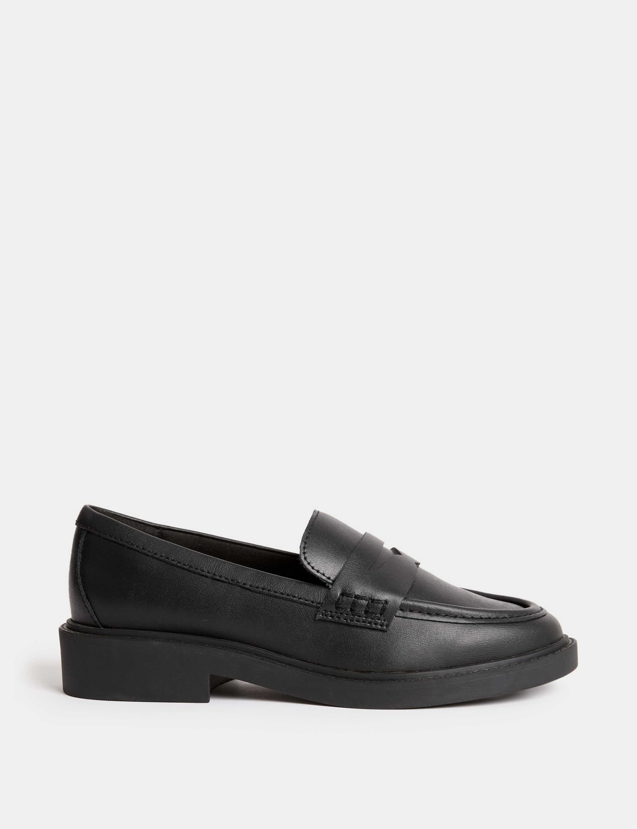 Kids' Leather Loafer School Shoes (13 Small - 7 Large)
