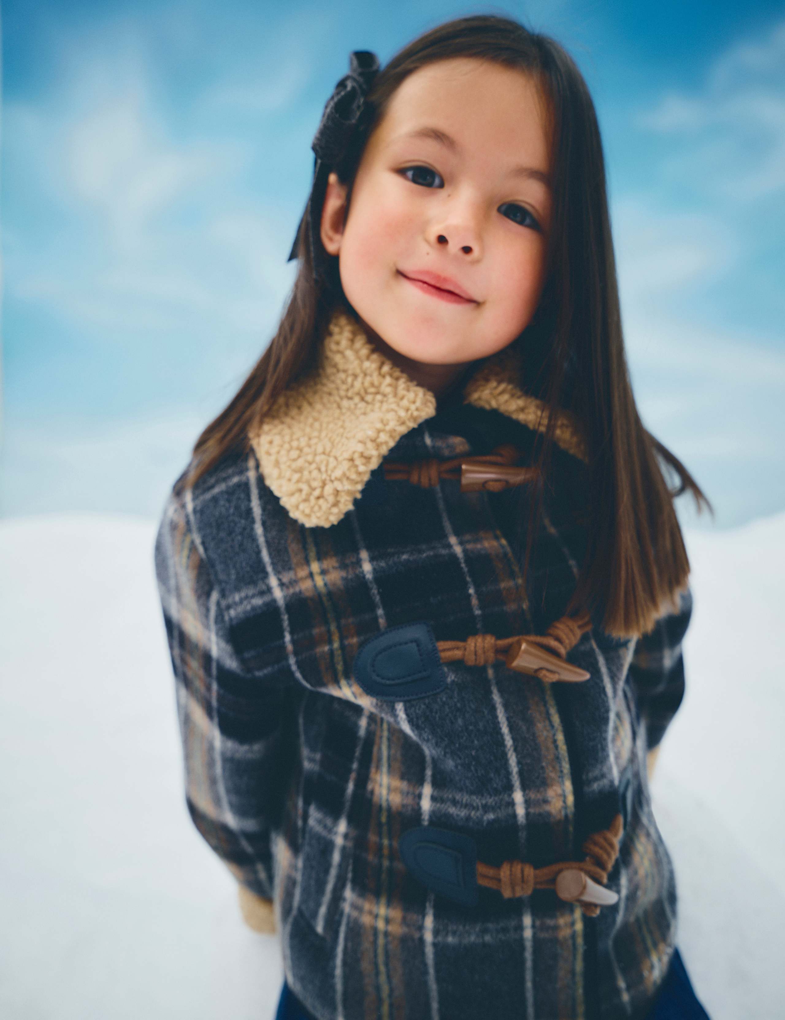 Checked Duffle Jacket (6-16 Yrs)