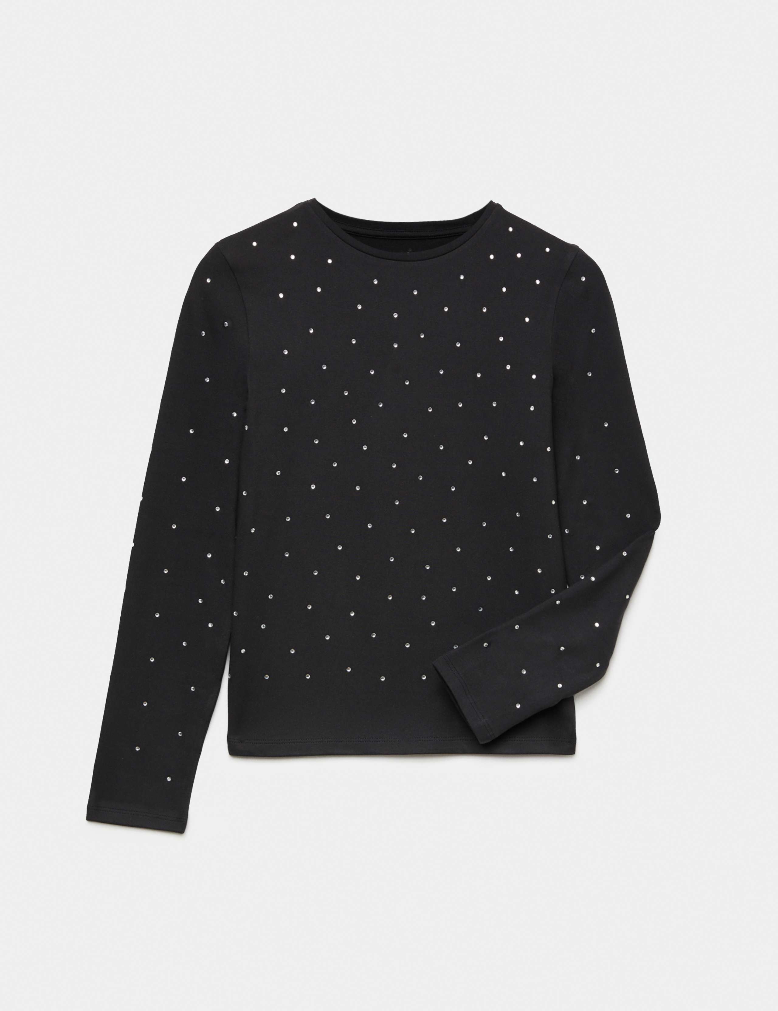 Diamanté Long Sleeve Top (6-16 Yrs)
