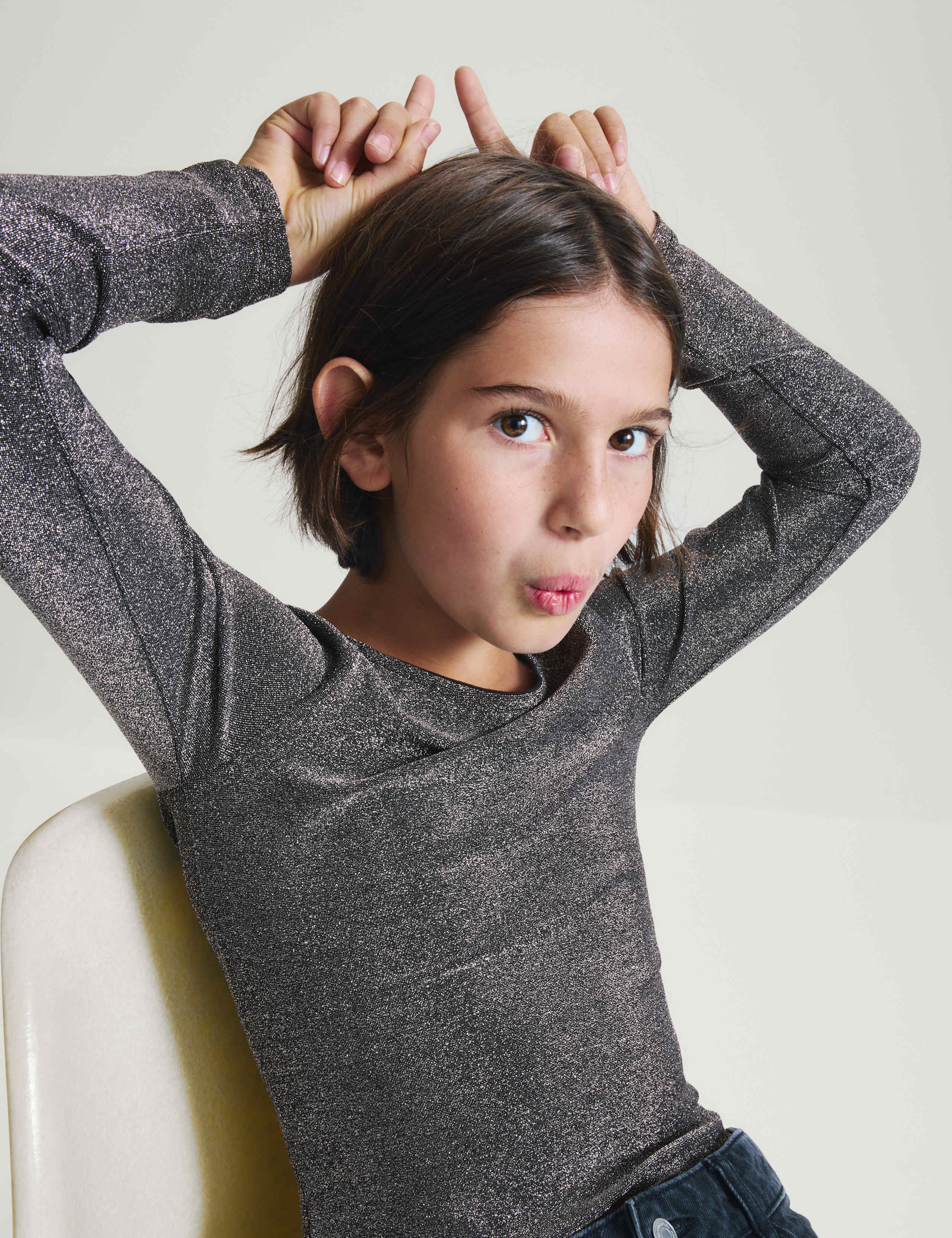 Sparkly Off Shoulder Bardot Top