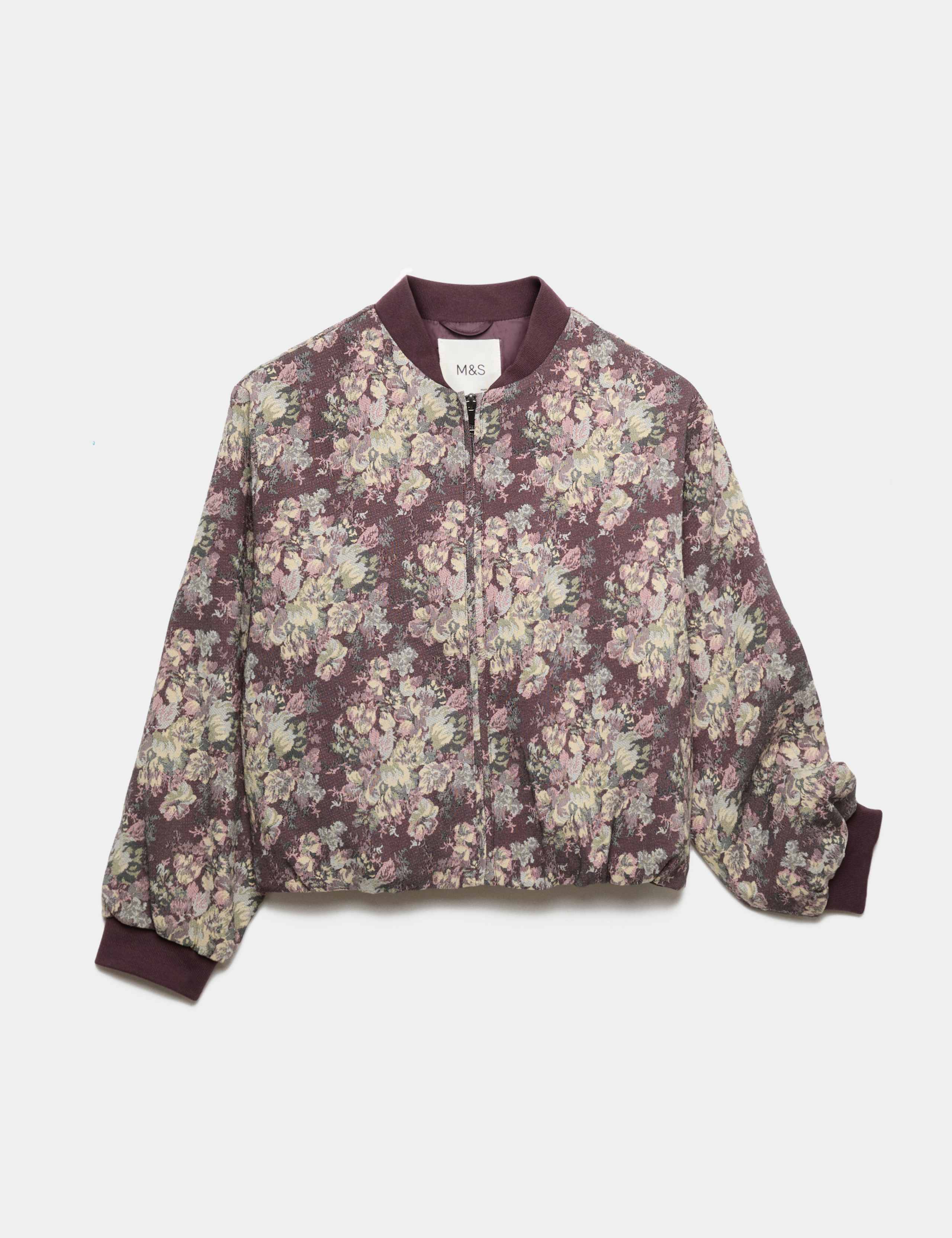 Padded Tapestry Bomber Jacket