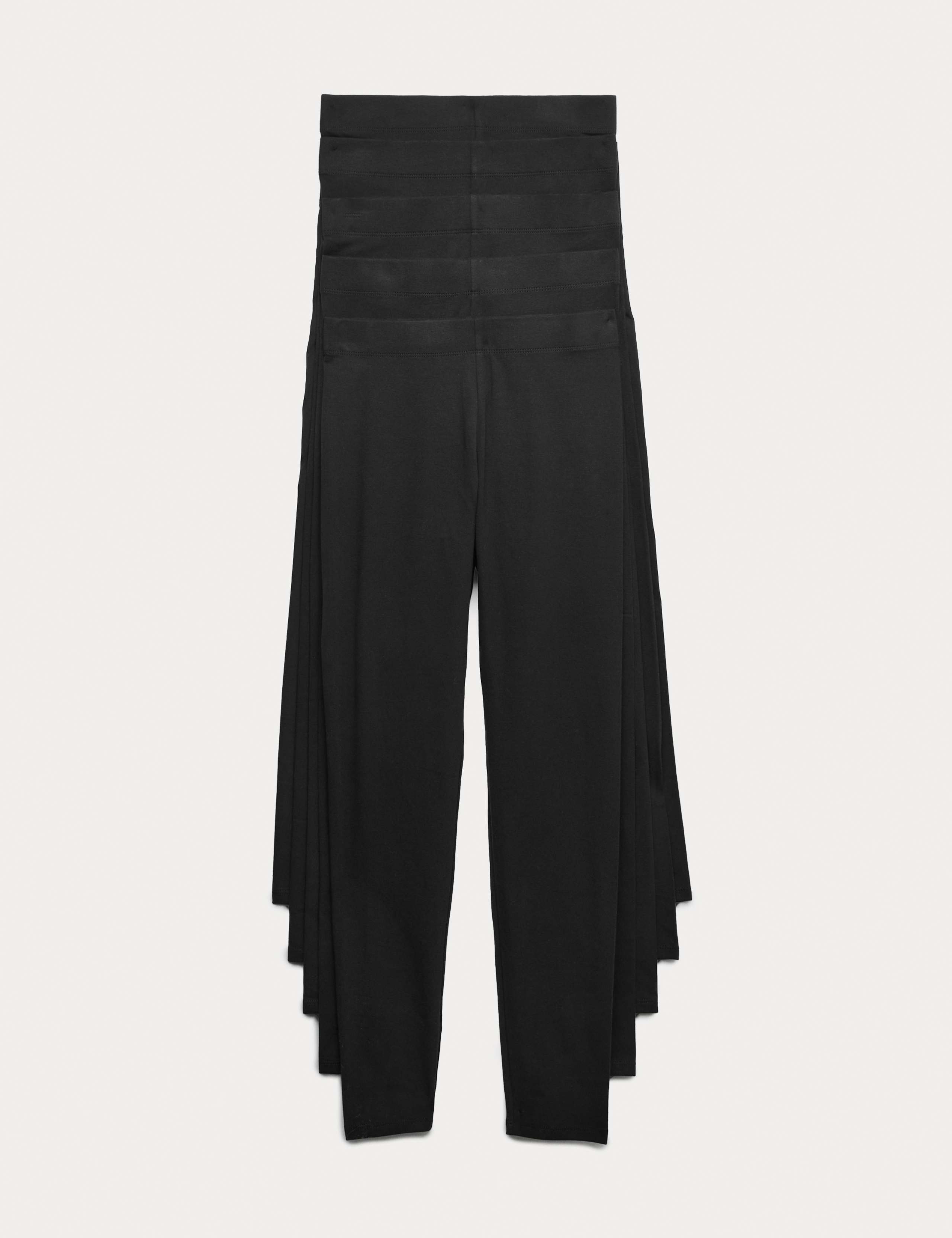 5pk Cotton Rich Leggings (6-16 Yrs)