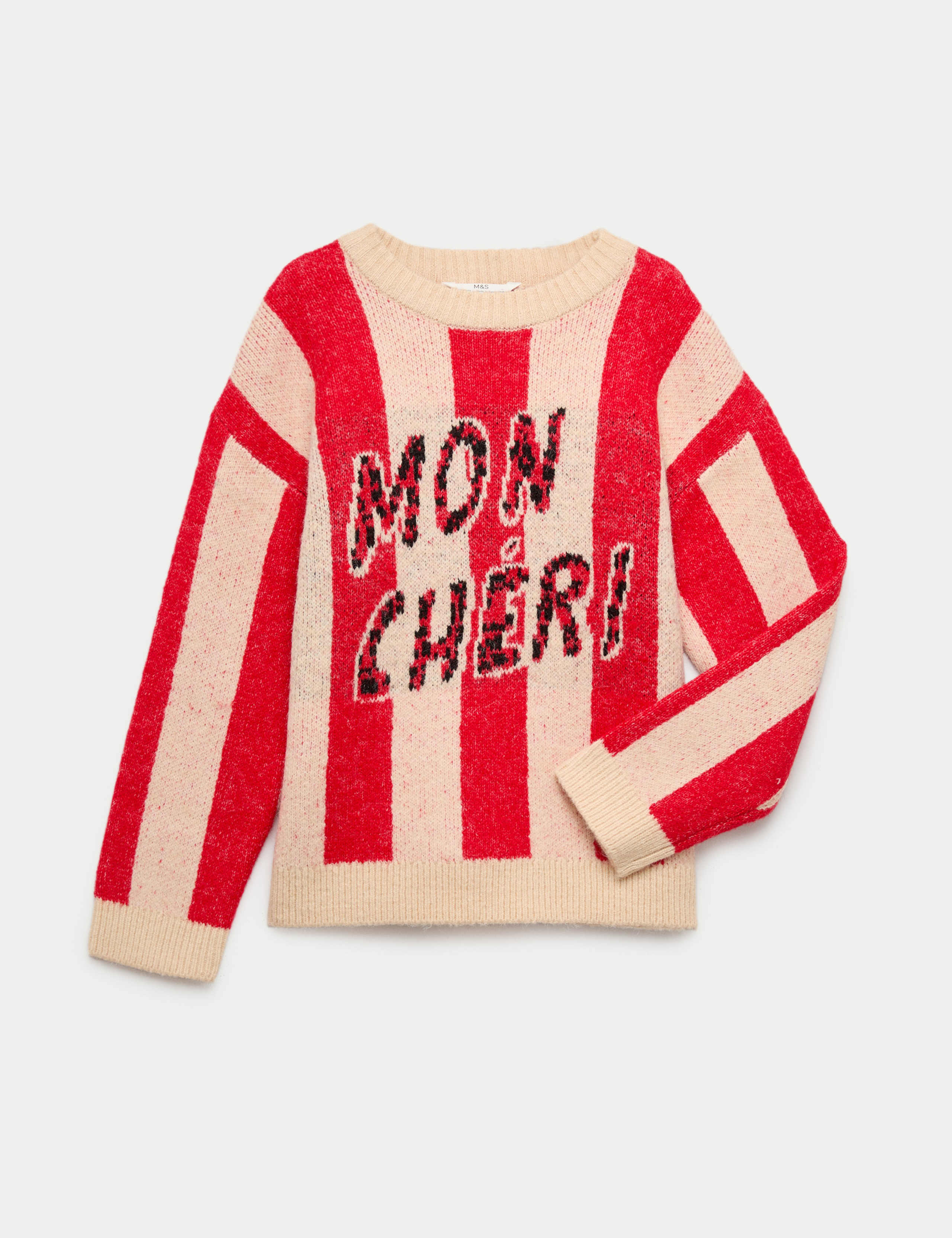 Slogan Knitted Jumper (6-16 Yrs)