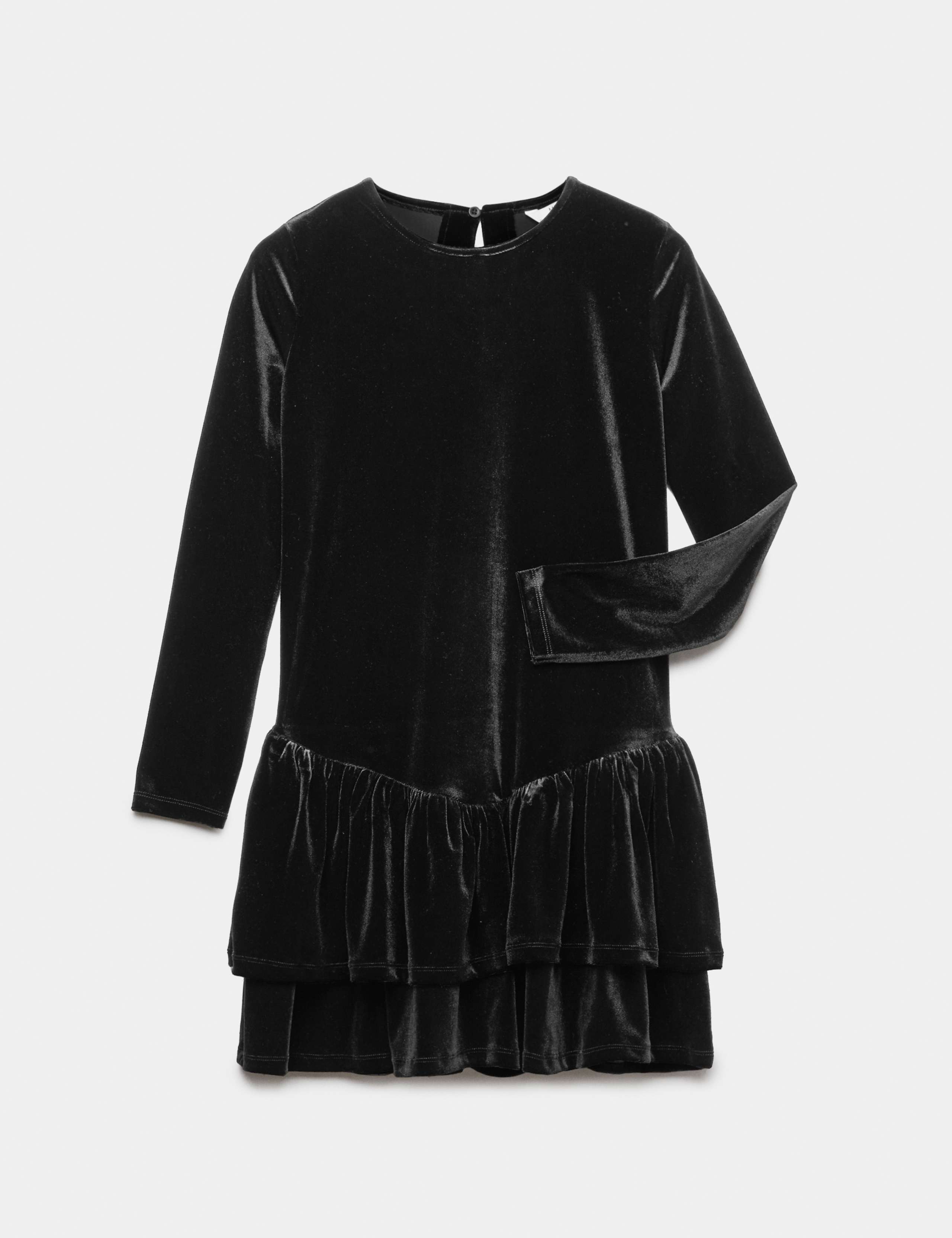 Velvet Dropwaist Dress (6-16 Yrs)
