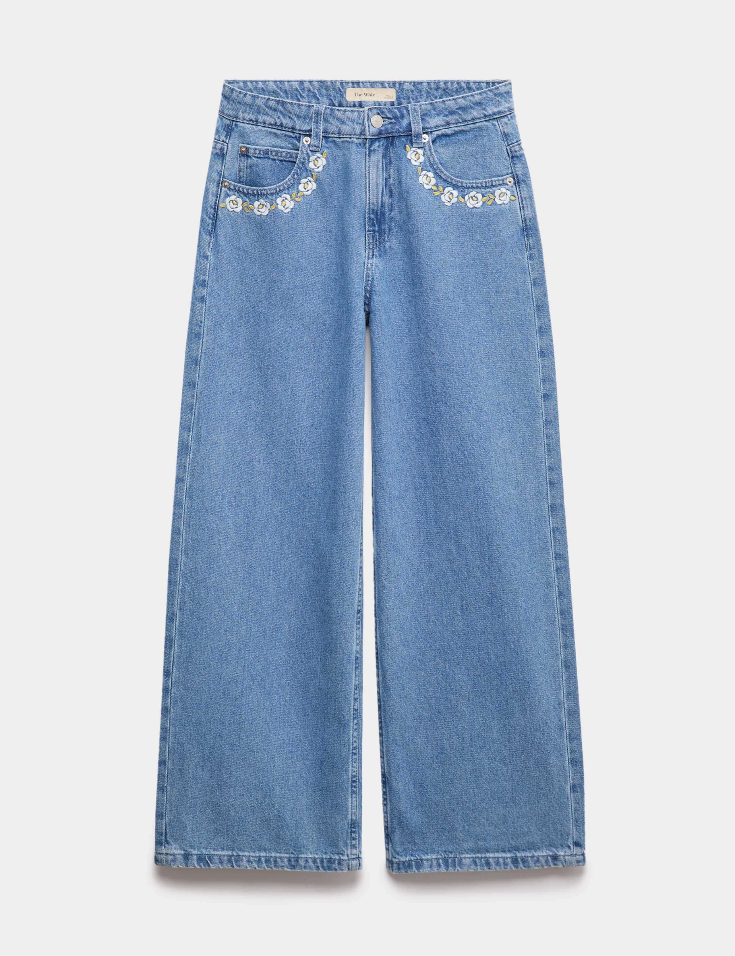 Denim Embroidered Jeans (6-16 Yrs)