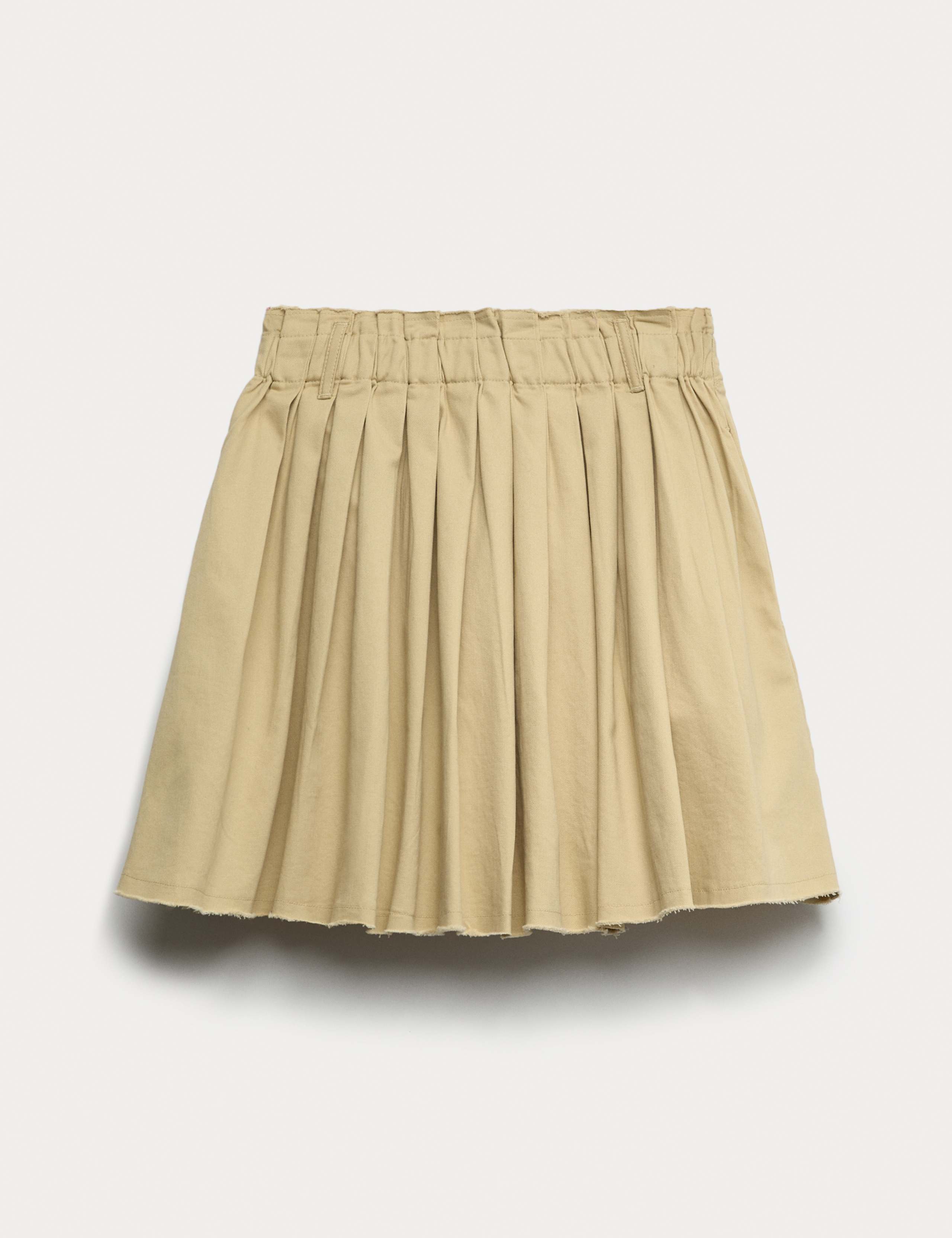 Cotton Rich Pleated Skirt (6-16 Yrs)