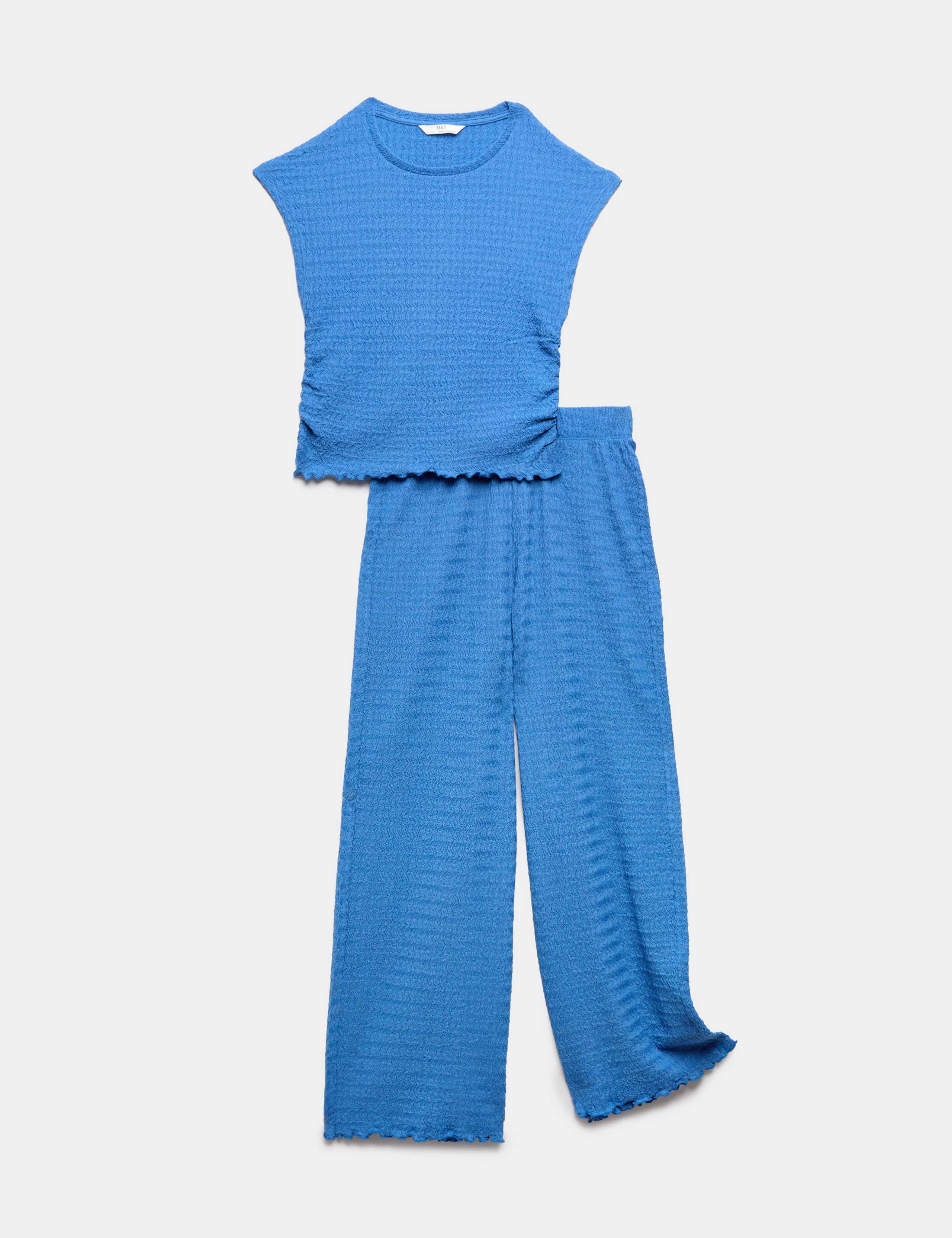 Crinkle Jersey Top and Wide Leg Outfit (6-16 Yrs)