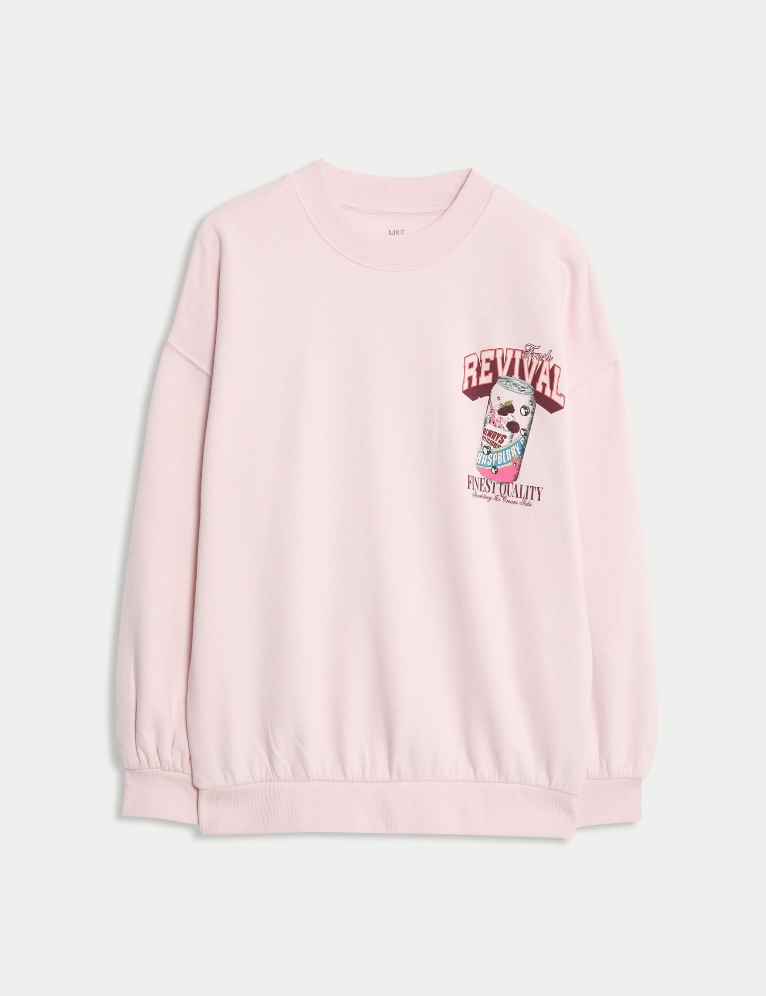 Cotton Rich Soda Graphic Sweatshirt (6-16 Yrs)