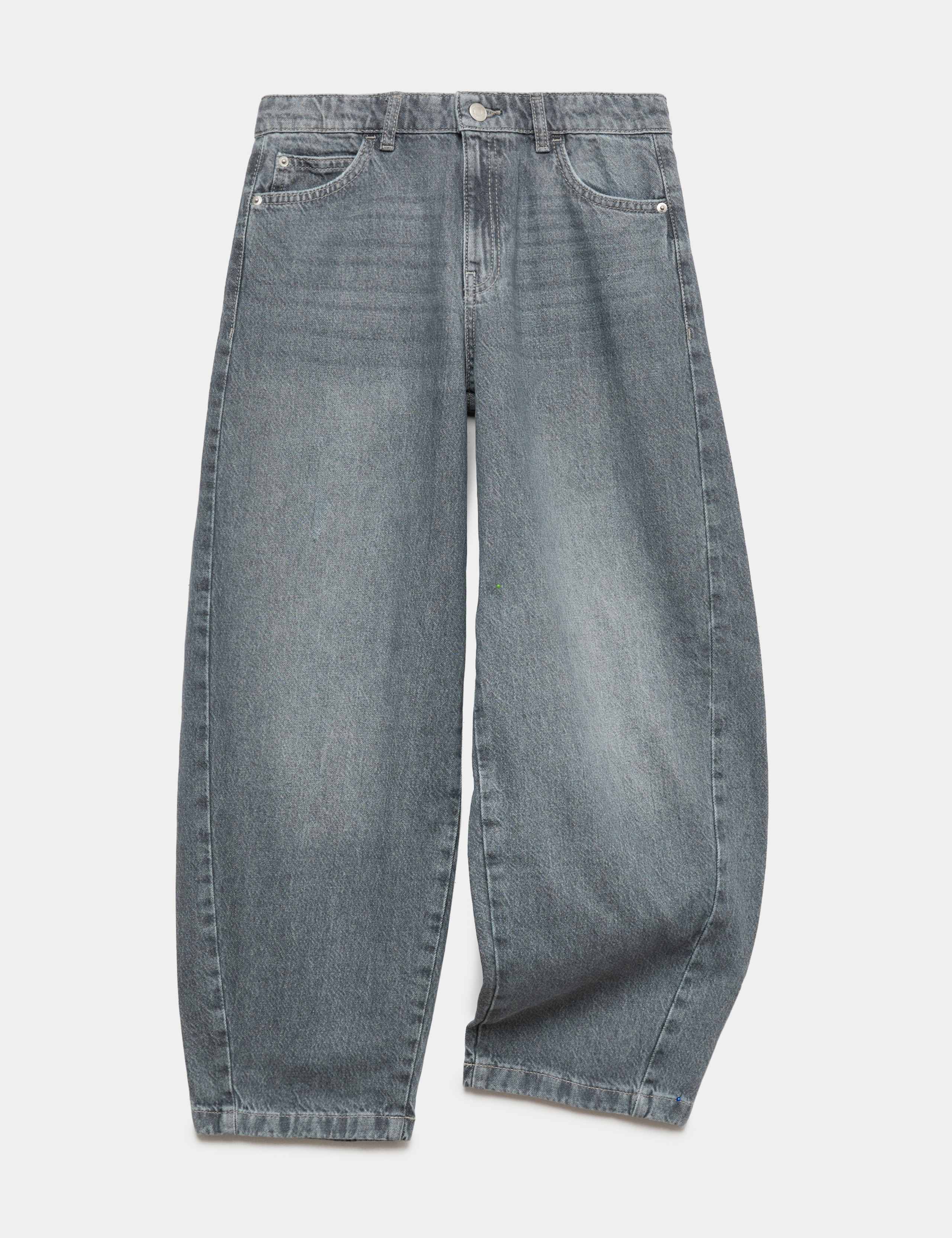 Barrel Fit Baggy Denim Jeans (6-16 Yrs)