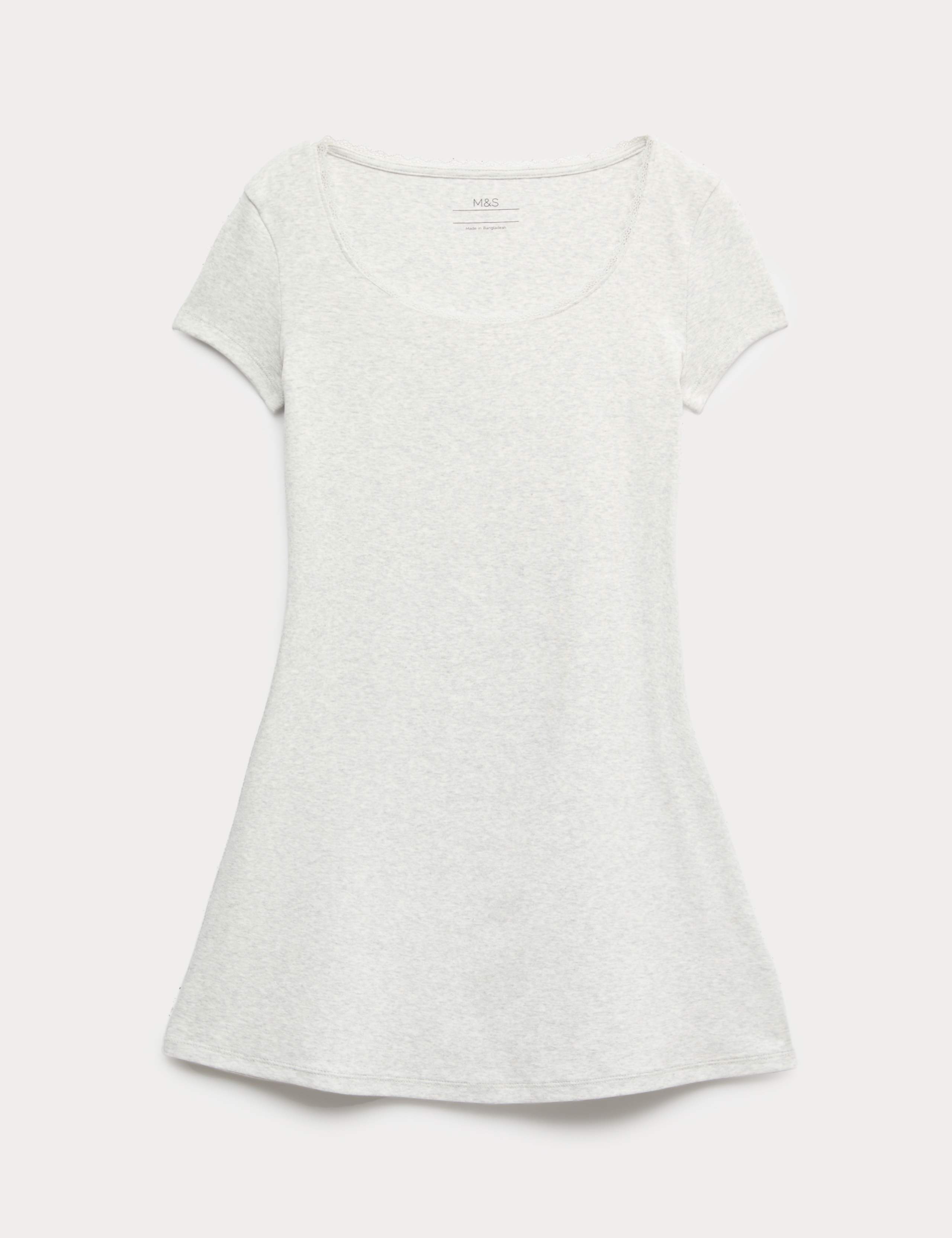 Cotton Rich Lace Trim Dress (6-16 Yrs)