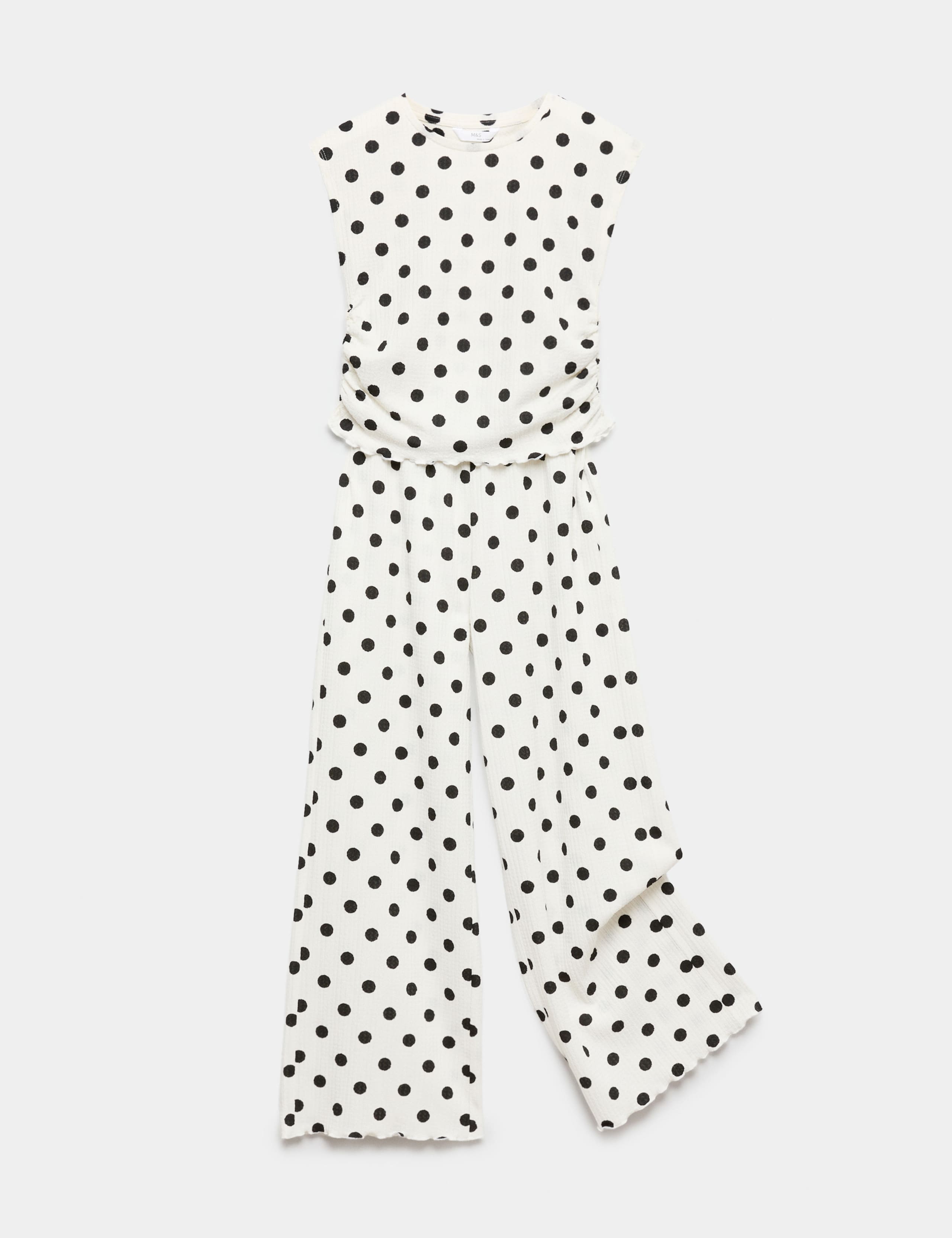 2 Piece Crinkle Top & Wide Leg Bottom Outfit (6-16 Yrs)