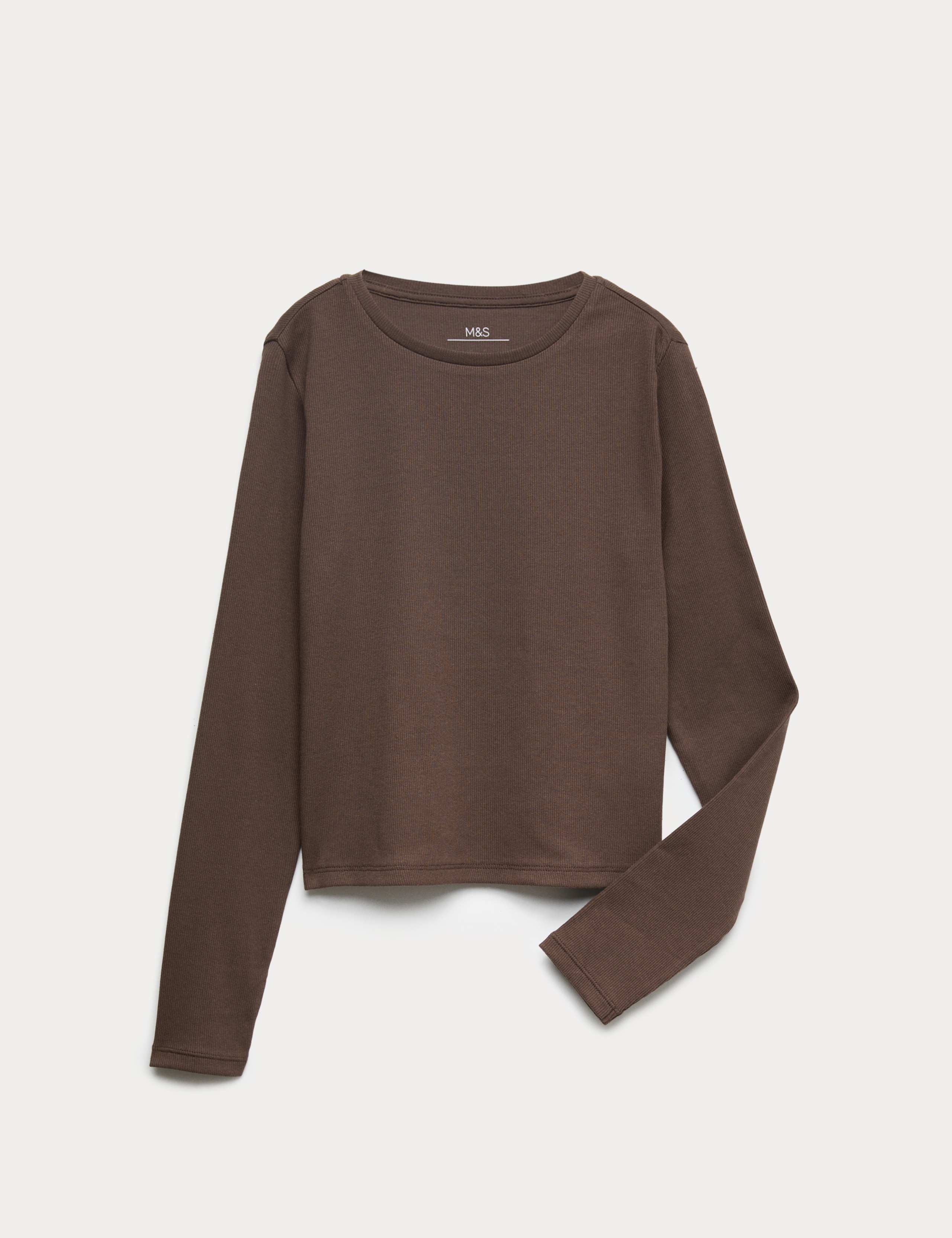 Cotton Rich Ribbed Plain Top (6-16 Yrs)