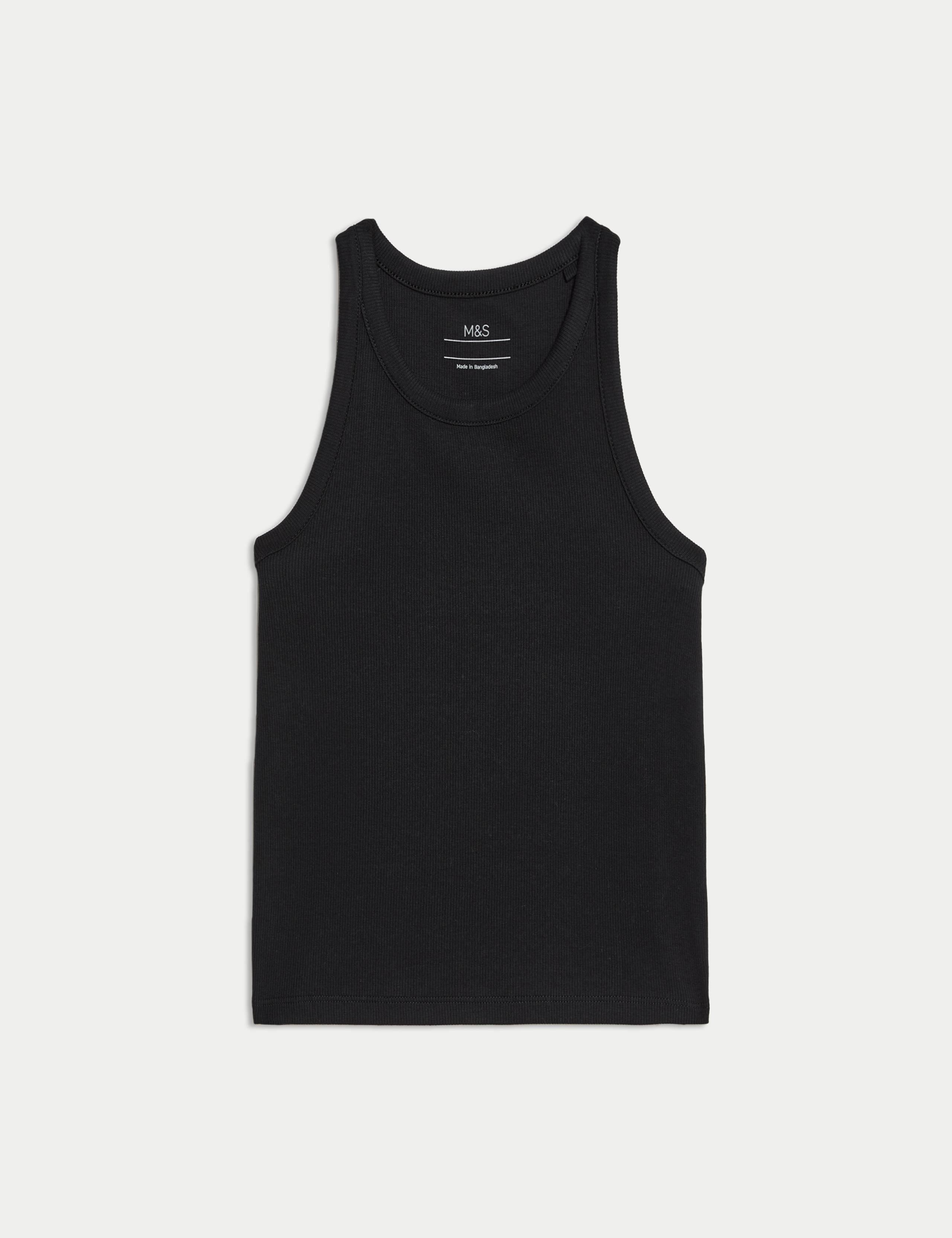 Cotton Rich Ribbed Vest (2-16 Yrs)