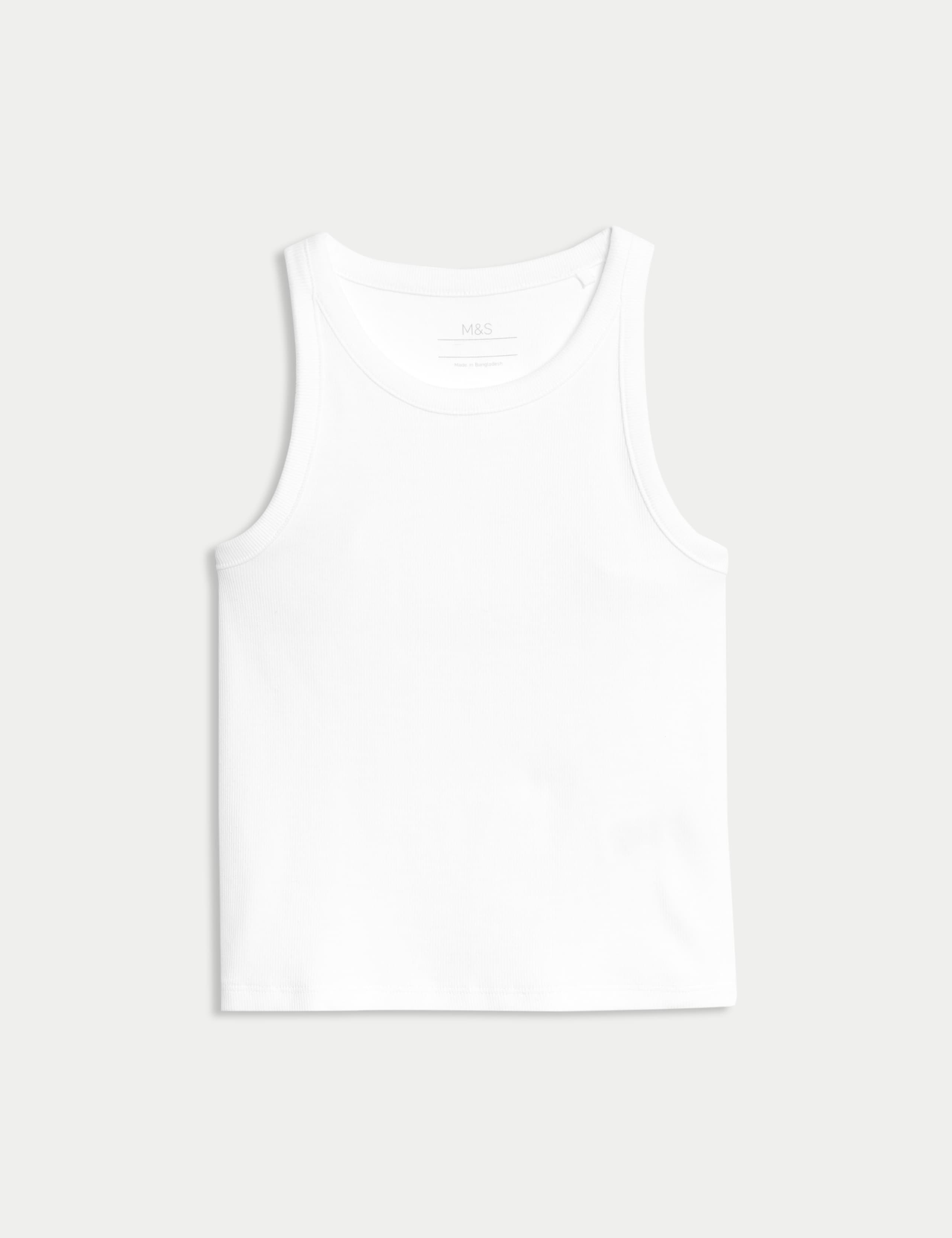 Cotton Rich Ribbed Vest (2-16 Yrs)