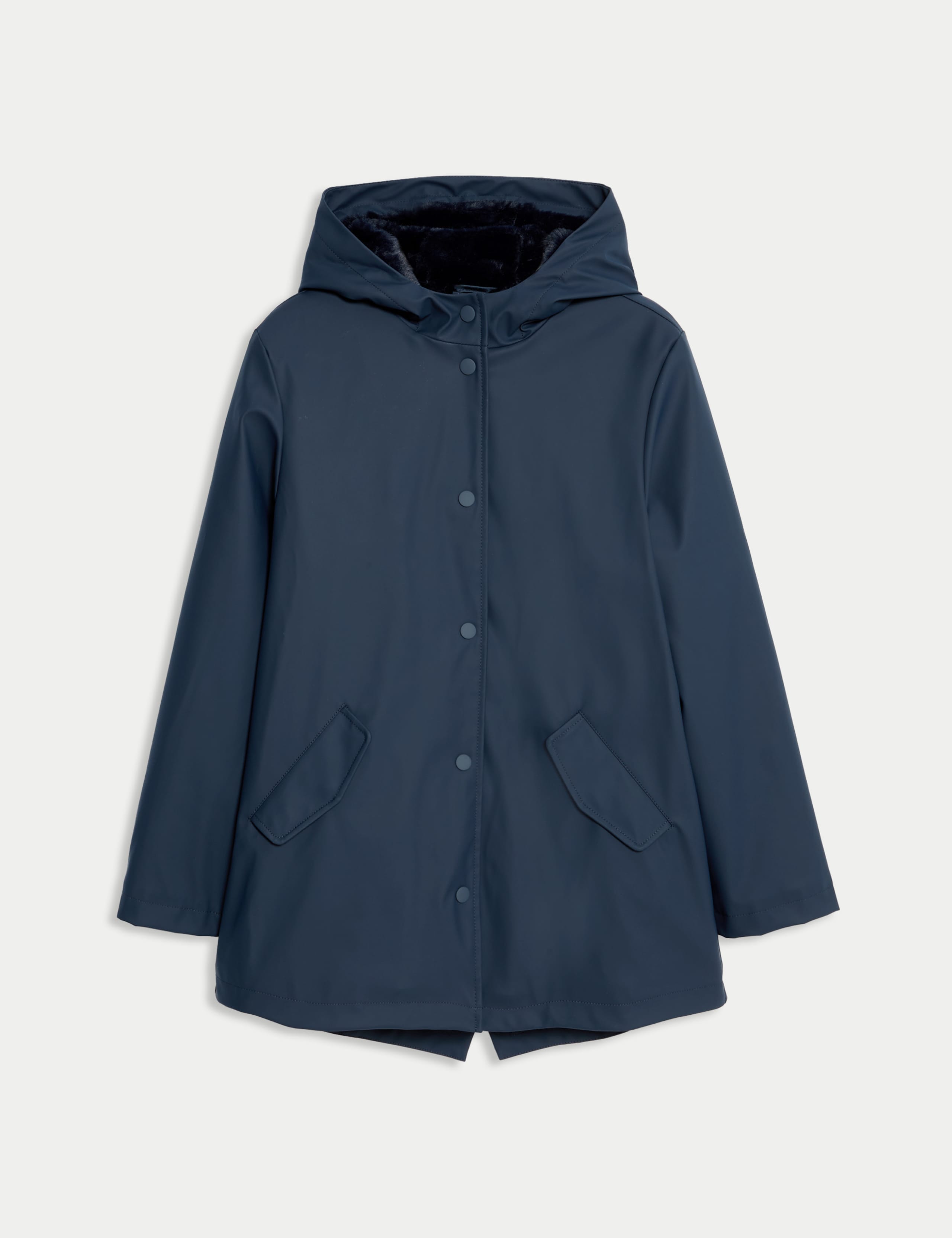Faux Fur Lined Fisherman Coat (6-16 Yrs)