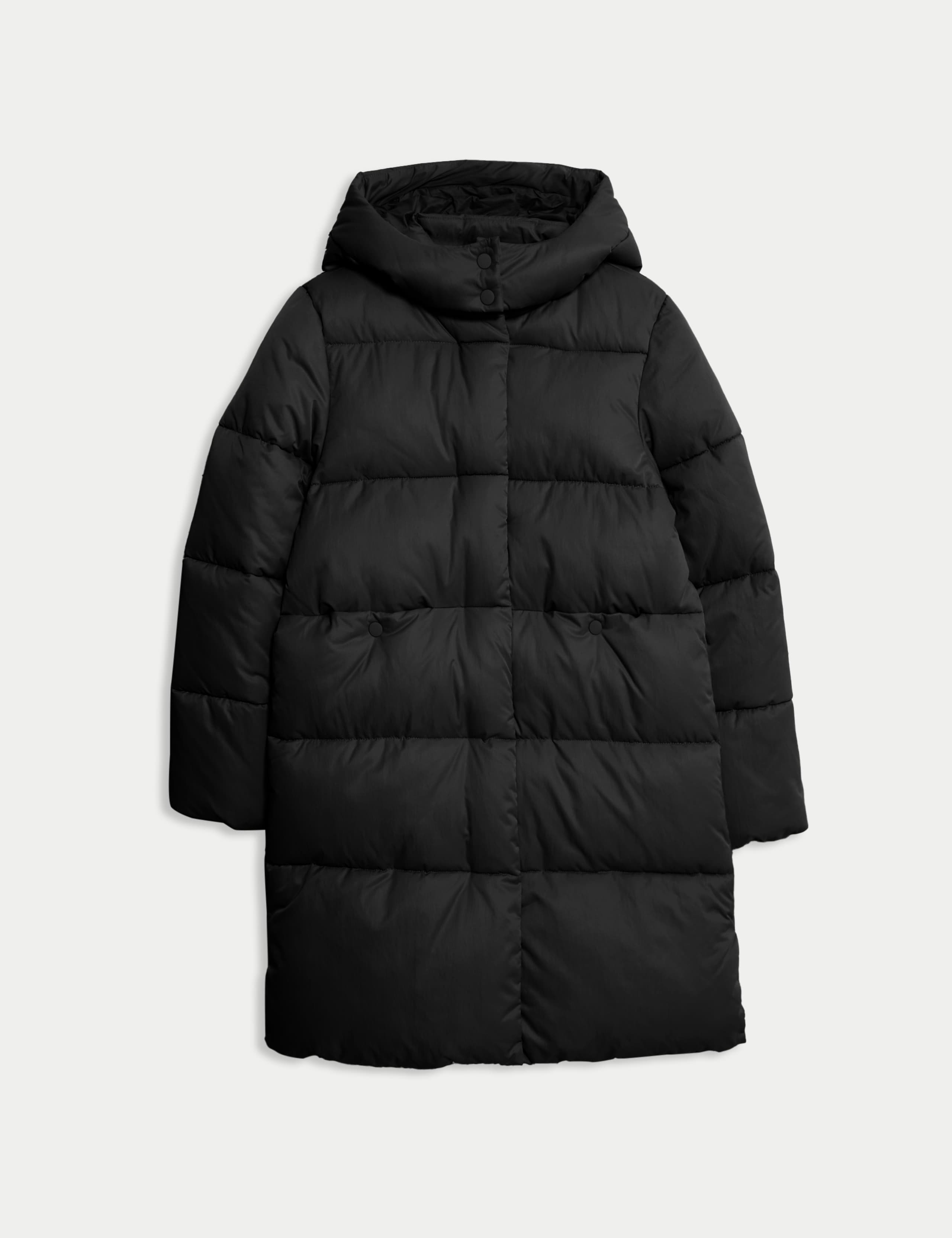 Longline Padded Hooded Coat (6-16 Yrs)